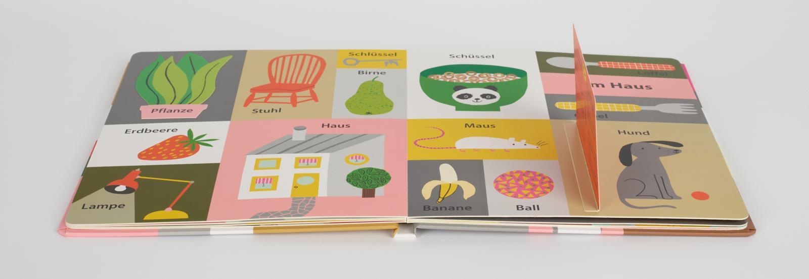 Beispielinhalt (Bild) 100 erste Wörter