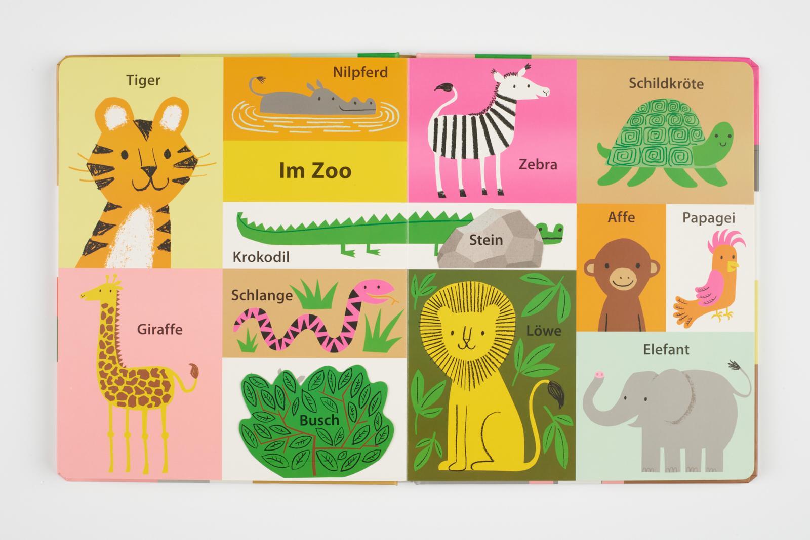 Beispielinhalt (Bild) 100 erste Wörter