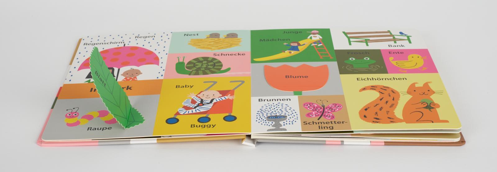 Beispielinhalt (Bild) 100 erste Wörter