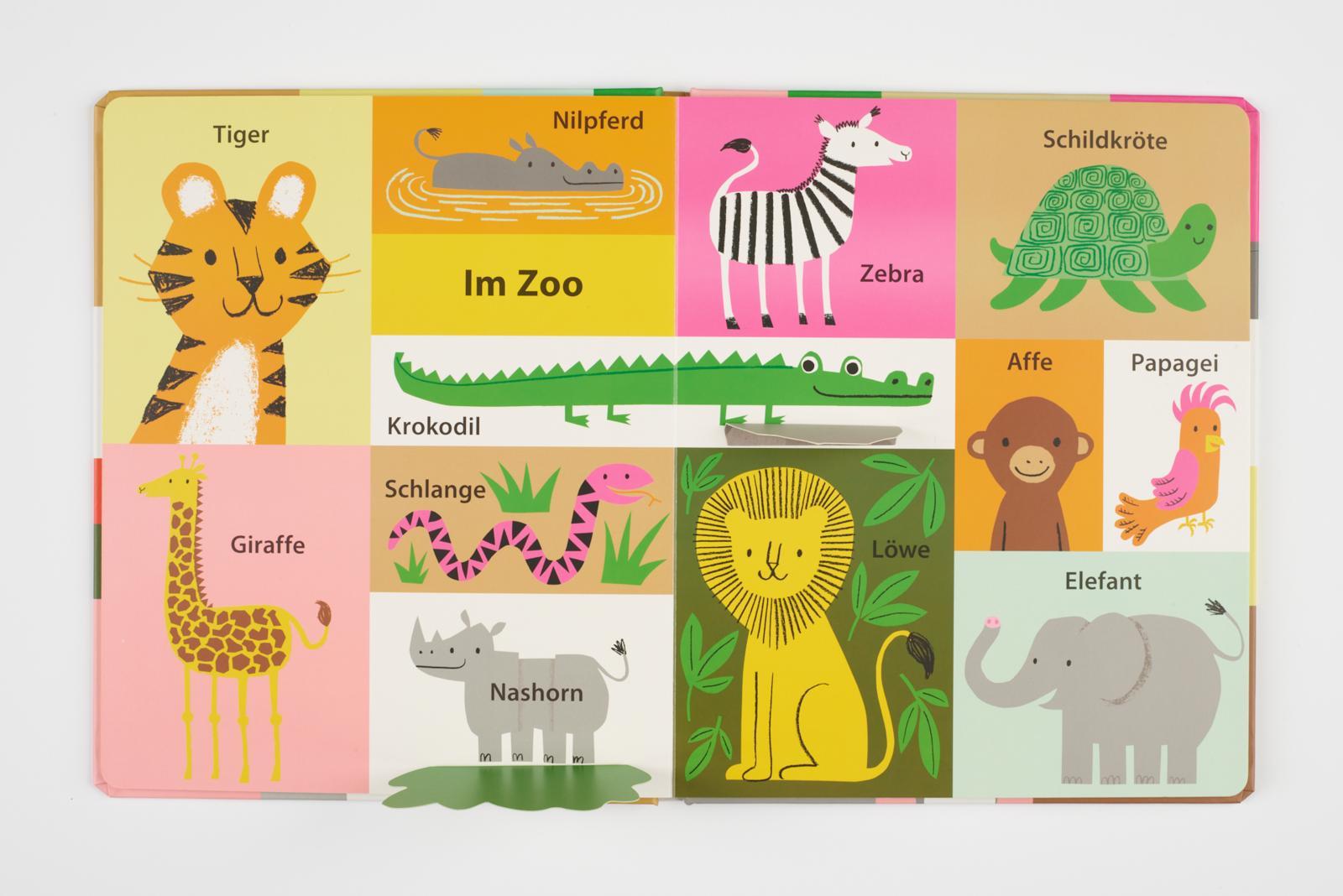 Beispielinhalt (Bild) 100 erste Wörter