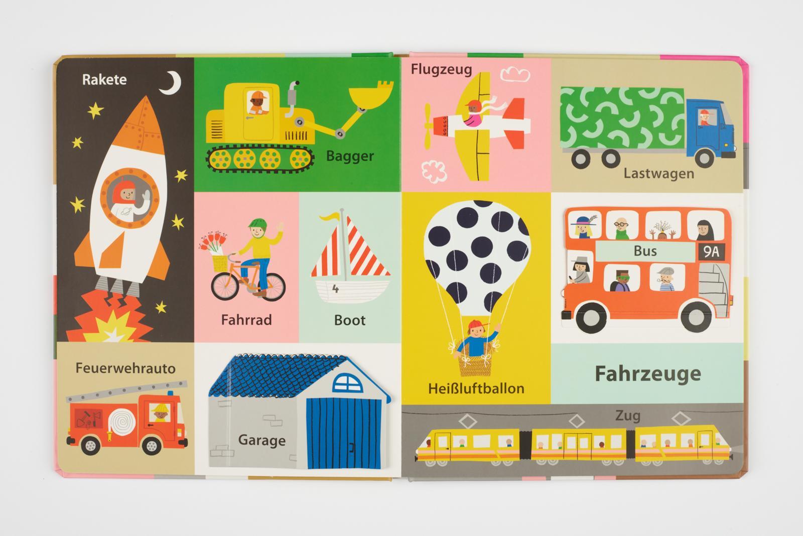 Beispielinhalt (Bild) 100 erste Wörter