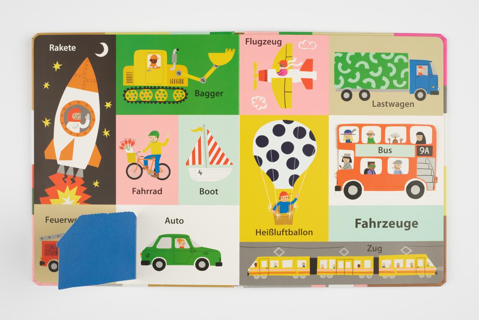 Beispielinhalt (Bild) 100 erste Wörter