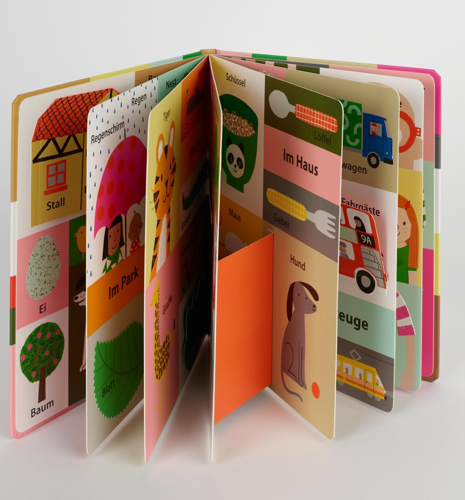 Beispielinhalt (Bild) 100 erste Wörter