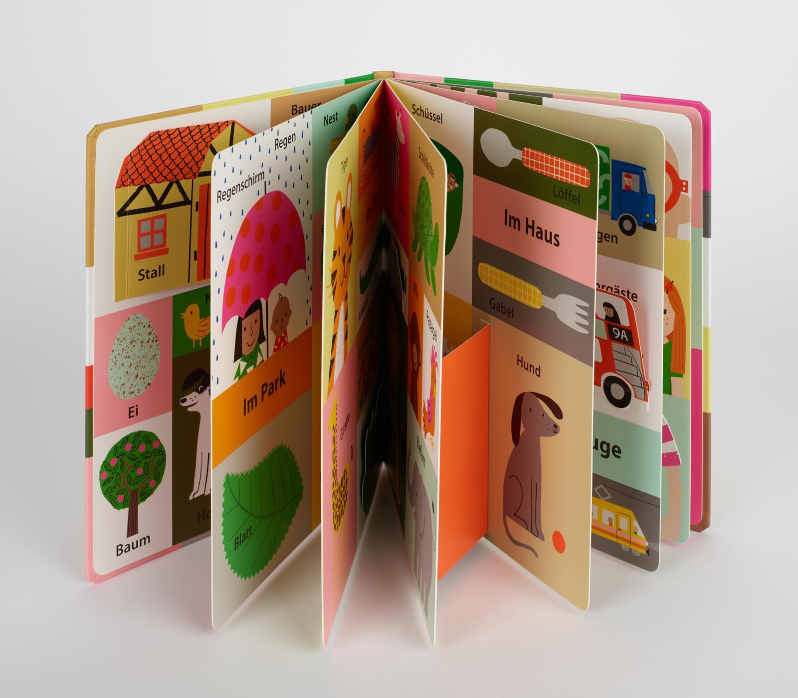 Beispielinhalt (Bild) 100 erste Wörter