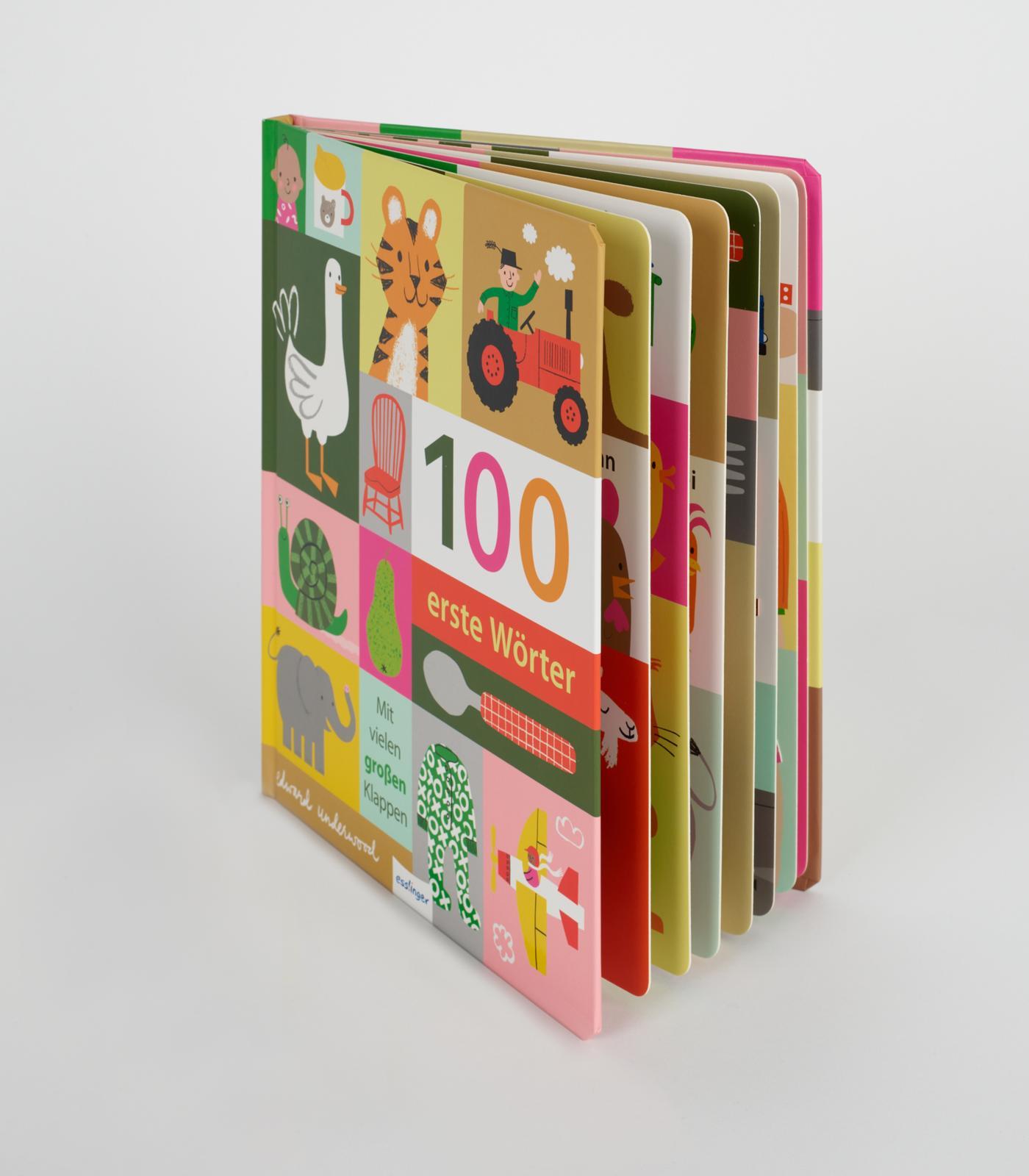 Beispielinhalt (Bild) 100 erste Wörter