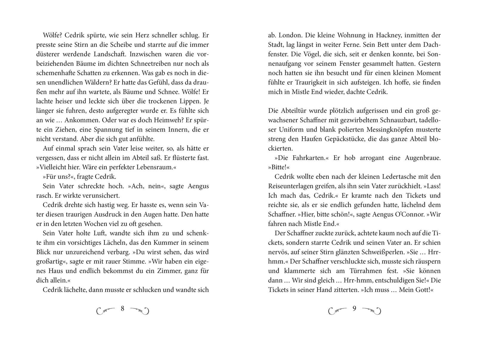 Beispielinhalt (Bild) Die Chroniken von Mistle End 1: Der Greif erwacht