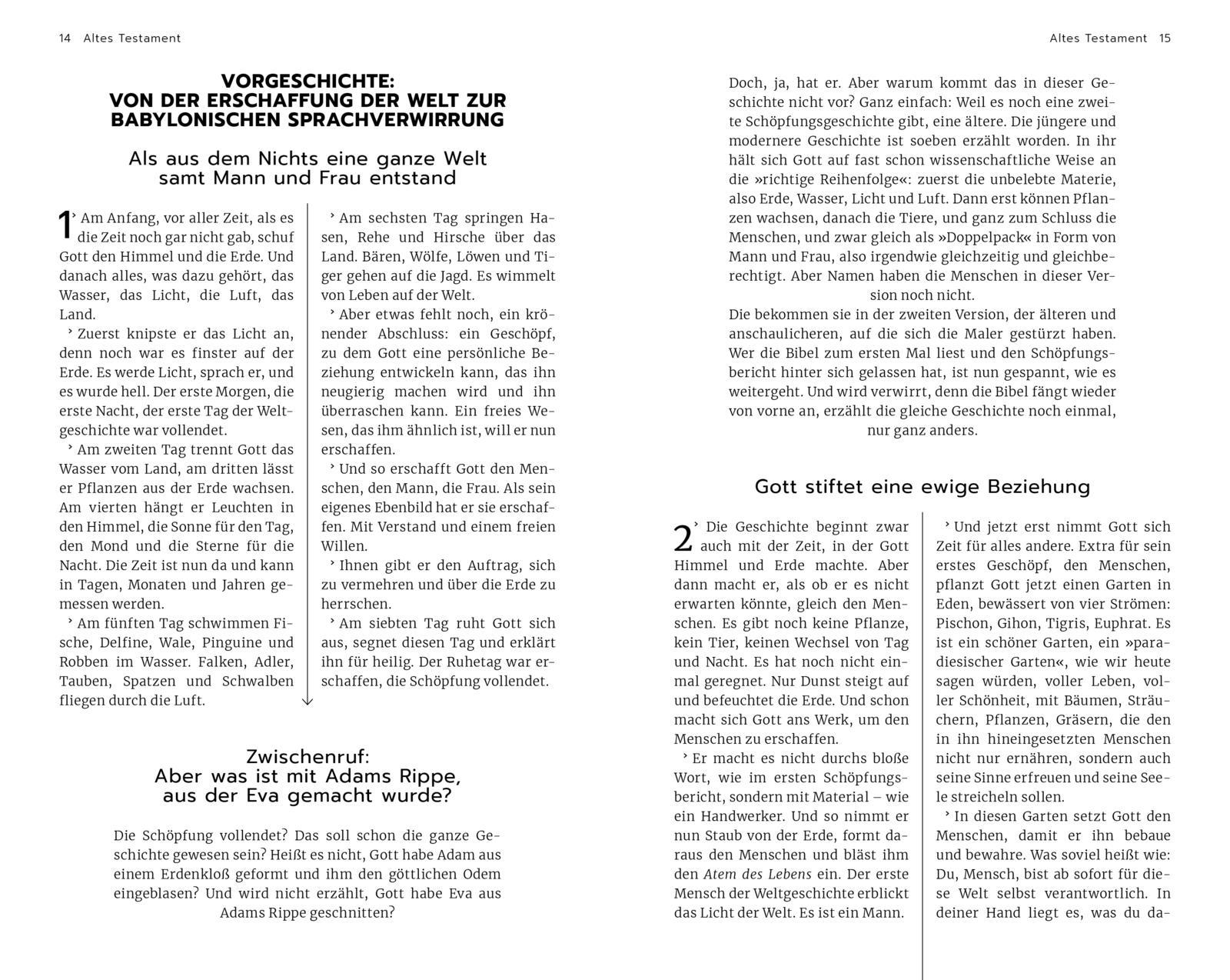 Beispielinhalt (Bild) Keine Bibel