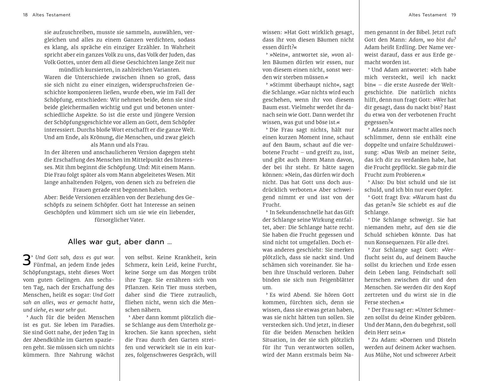 Beispielinhalt (Bild) Keine Bibel