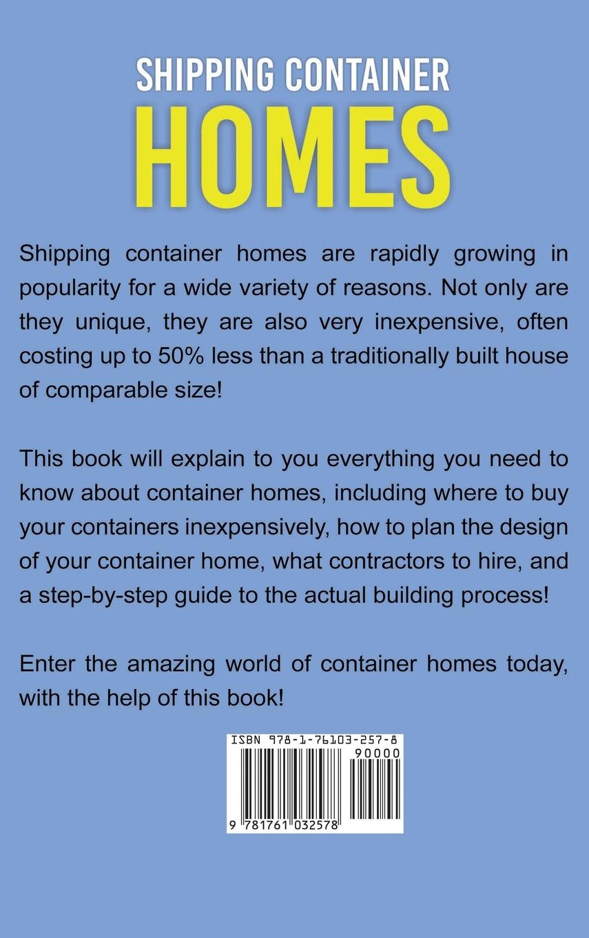 Rückseitencover Shipping Container Homes