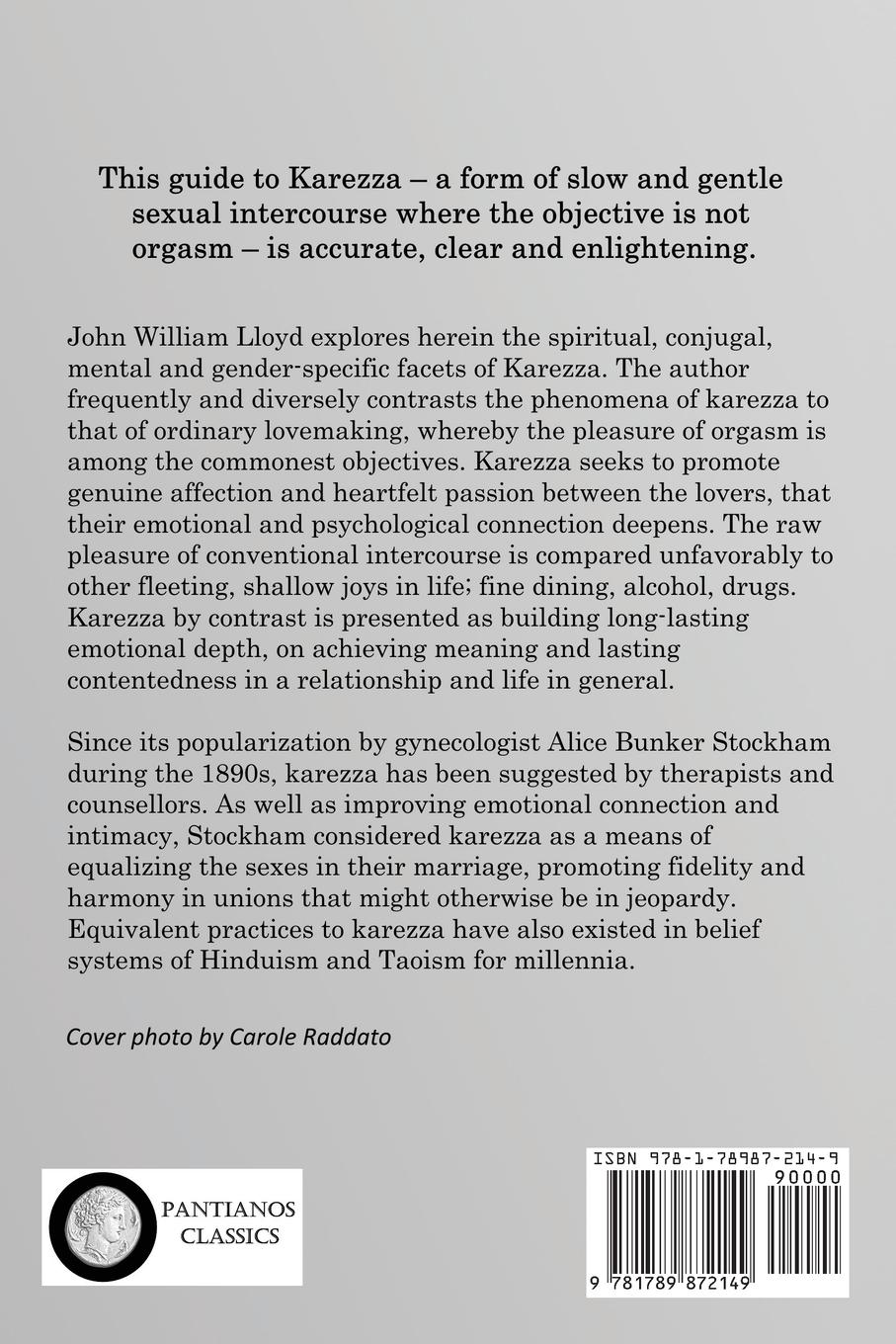 Rückseitencover The Karezza Method