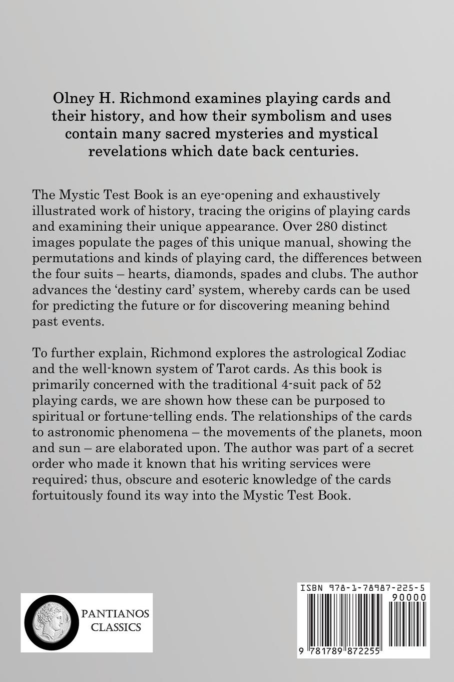 Rückseitencover The Mystic Test Book, or the Magic of the Cards