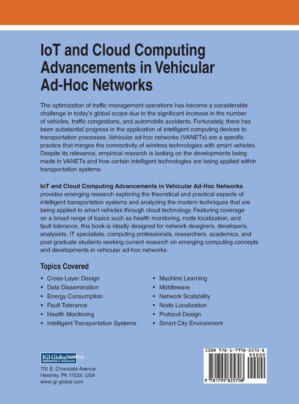 Rückseitencover IoT and Cloud Computing Advancements in Vehicular Ad-Hoc Networks