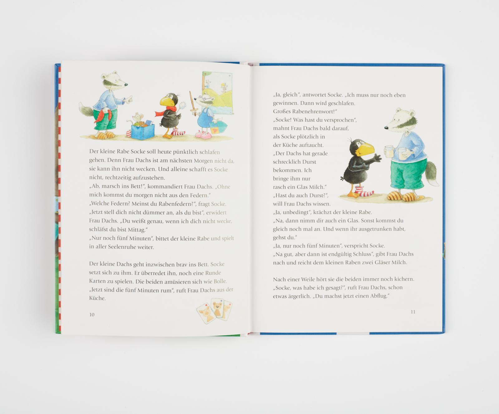 Beispielinhalt (Bild) Der kleine Rabe Socke: Alles schläft?