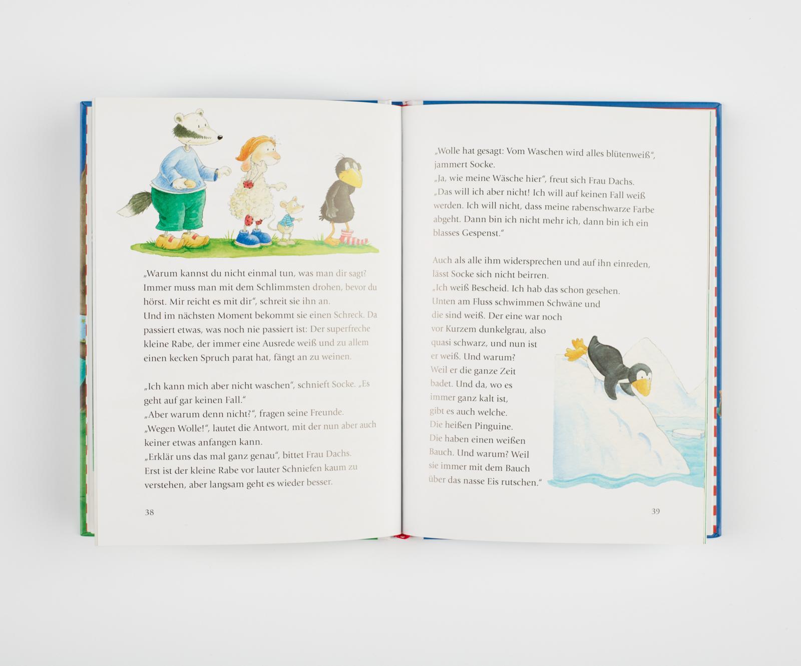 Beispielinhalt (Bild) Der kleine Rabe Socke: Alles schläft?