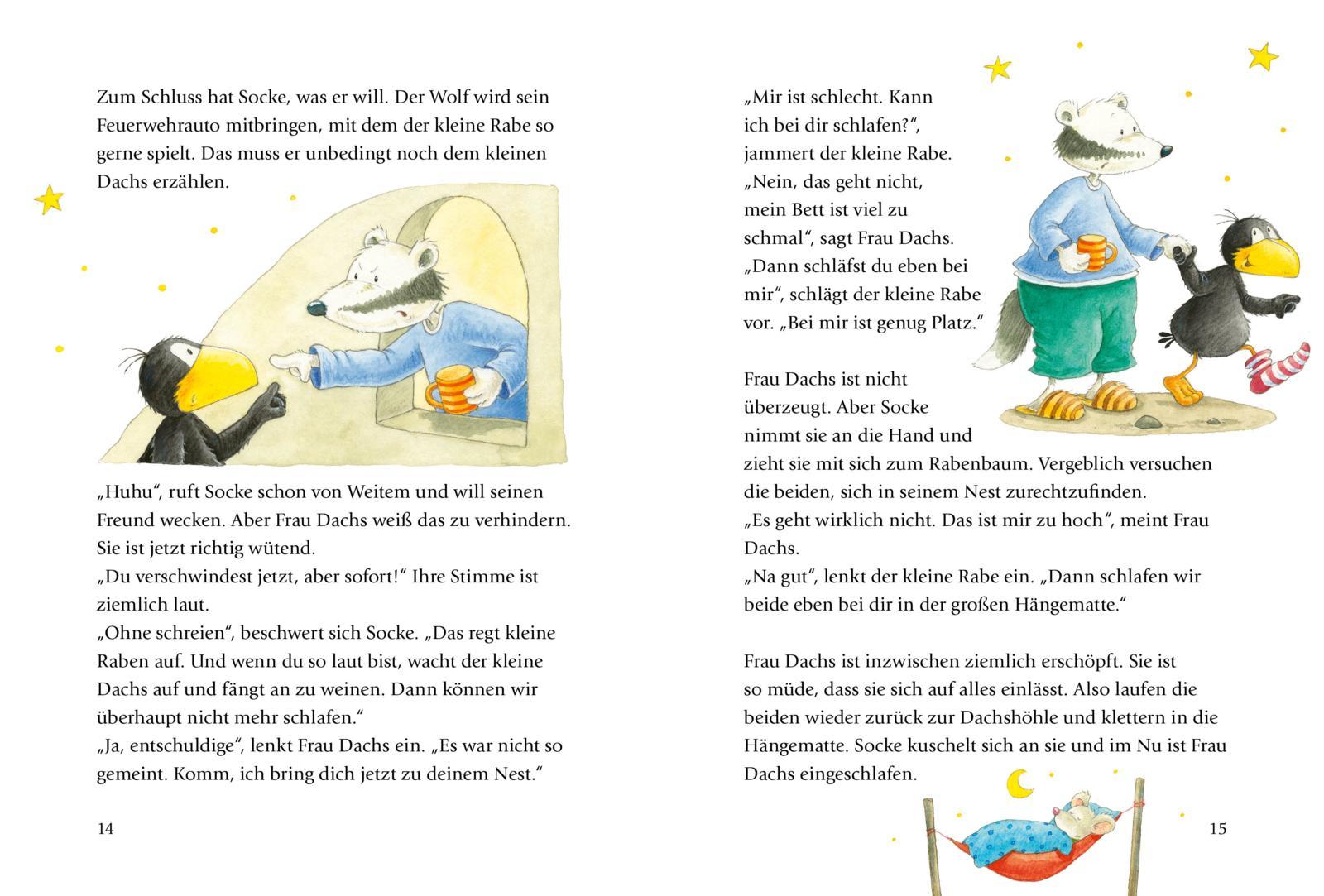 Beispielinhalt (Bild) Der kleine Rabe Socke: Alles schläft?