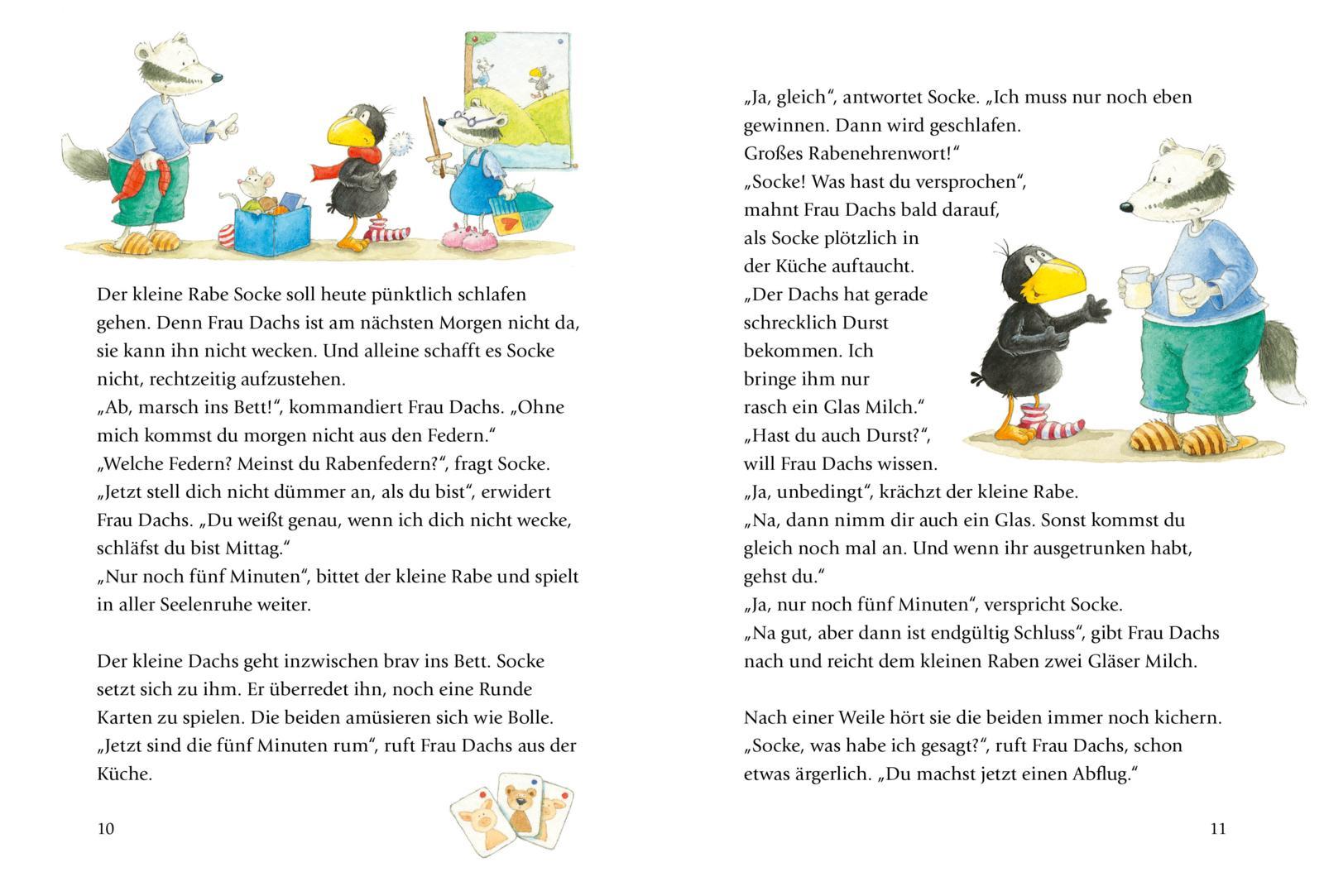Beispielinhalt (Bild) Der kleine Rabe Socke: Alles schläft?
