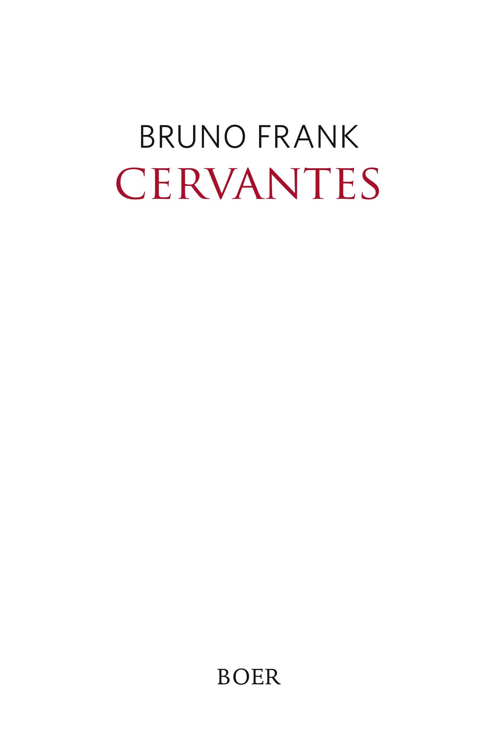 Vorderes Coverbild Cervantes