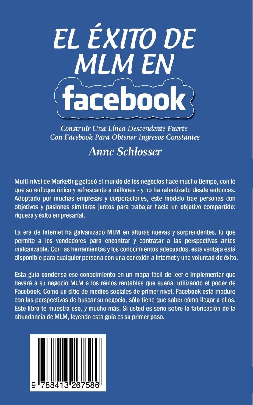 Rückseitencover El Éxito de MLM En Facebook