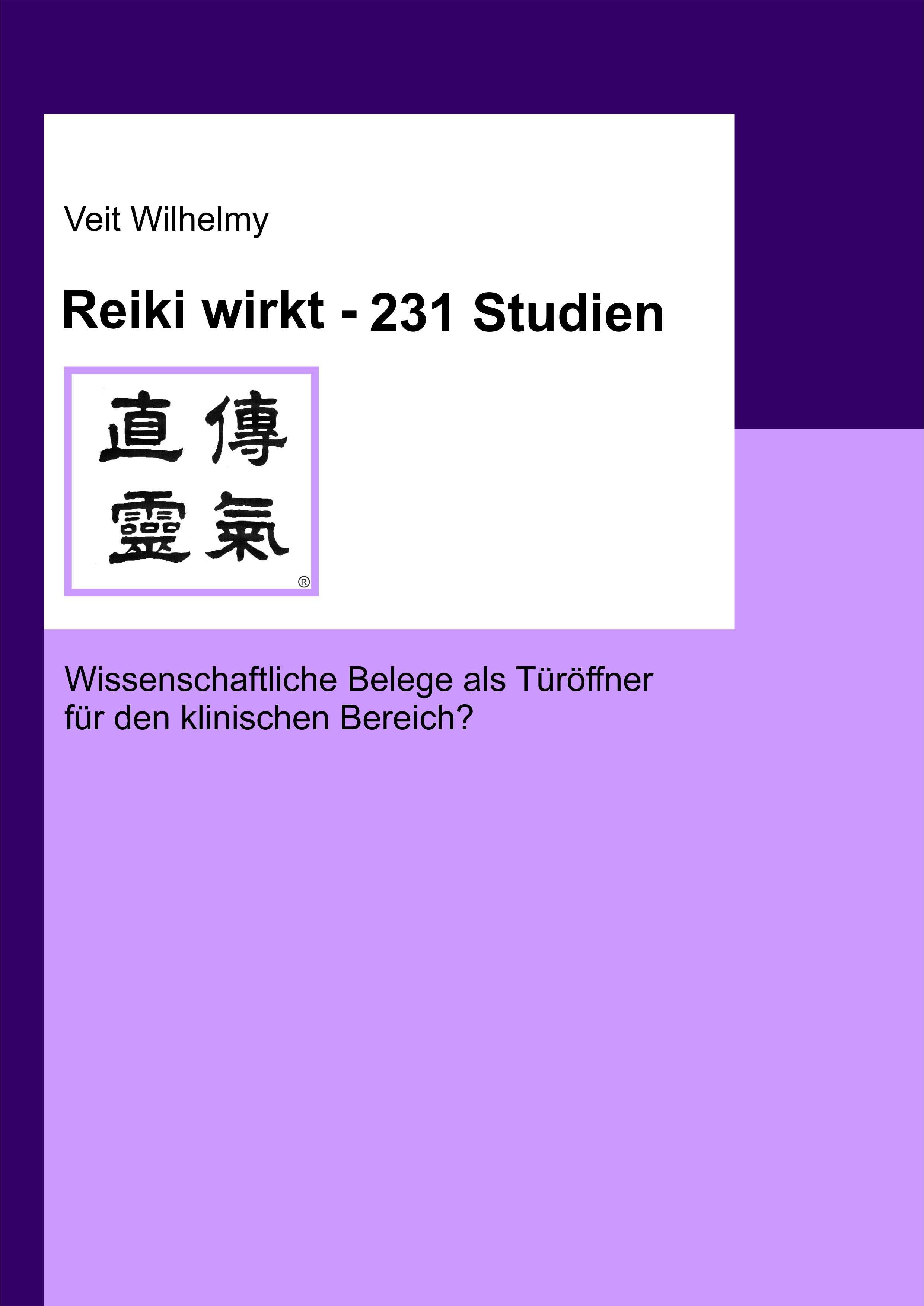 Vorderes Coverbild Reiki wirkt - 231 Studien