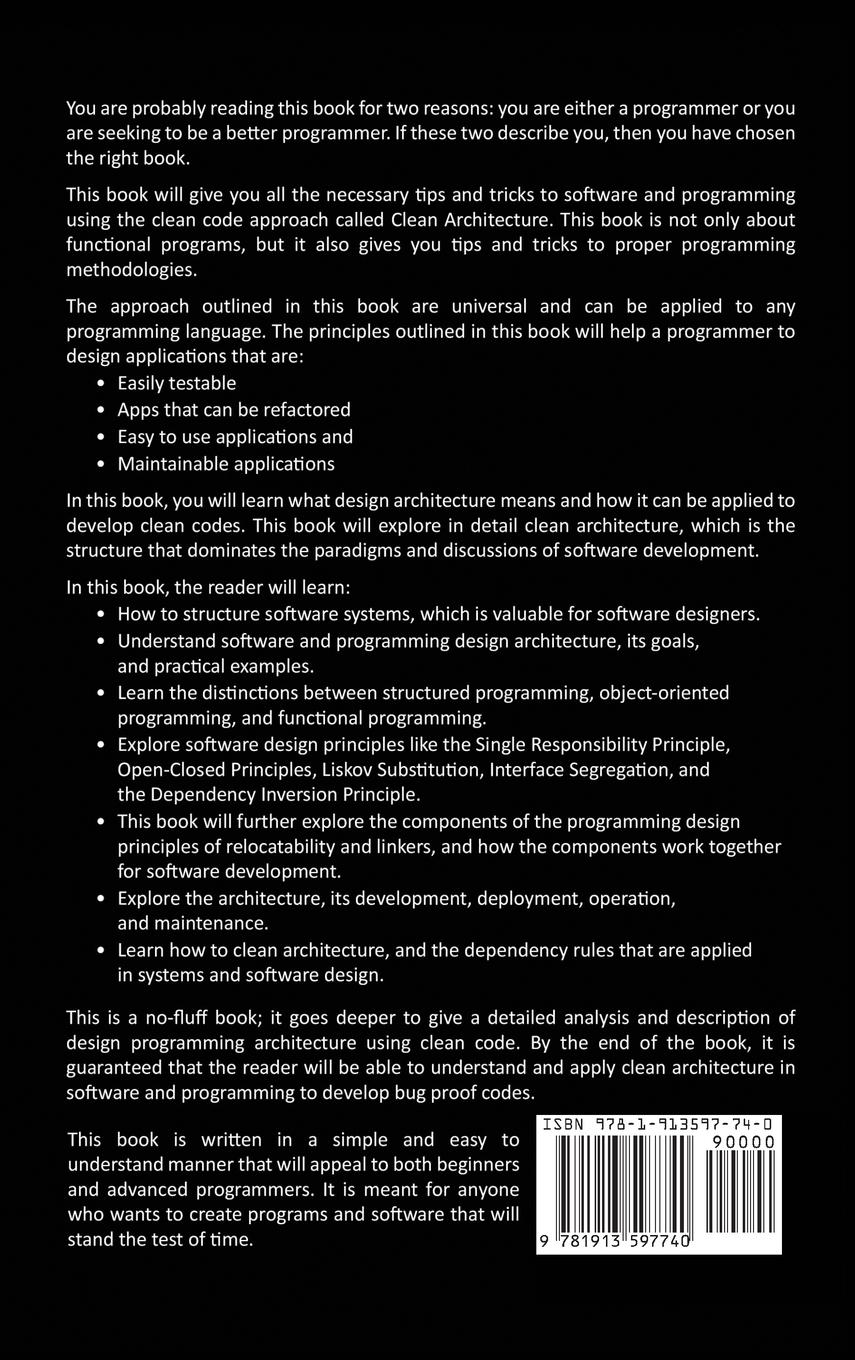 Rückseitencover Clean Architecture