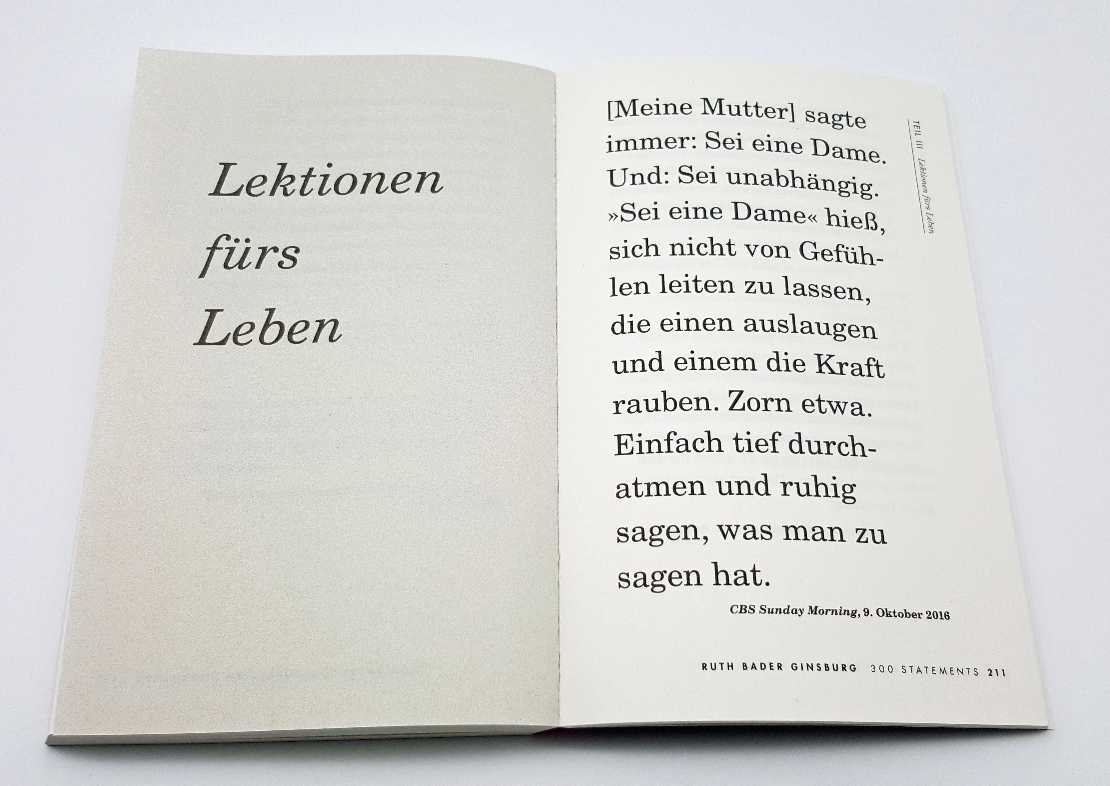 Beispielinhalt (Bild) Ruth Bader Ginsburg