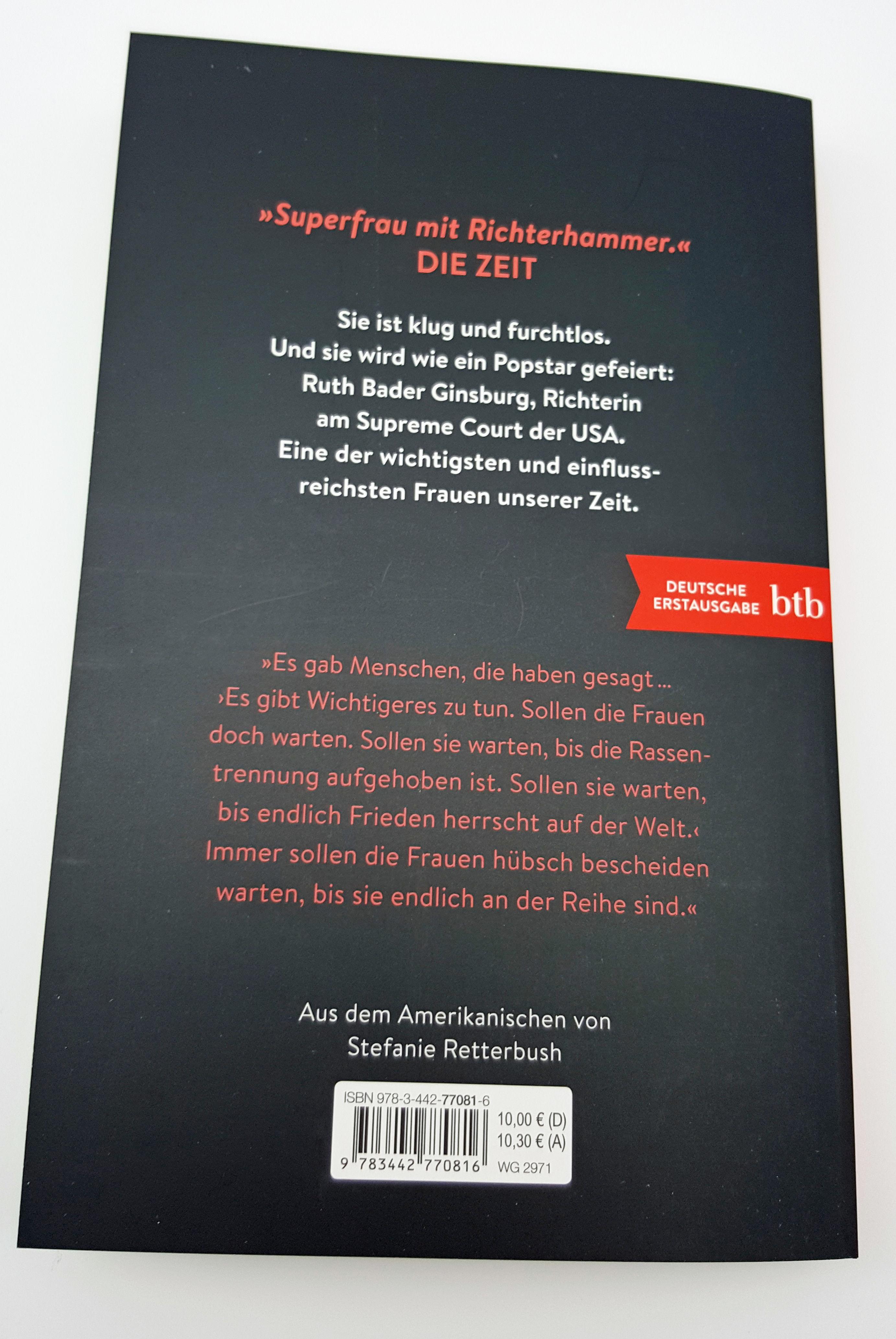 Beispielinhalt (Bild) Ruth Bader Ginsburg