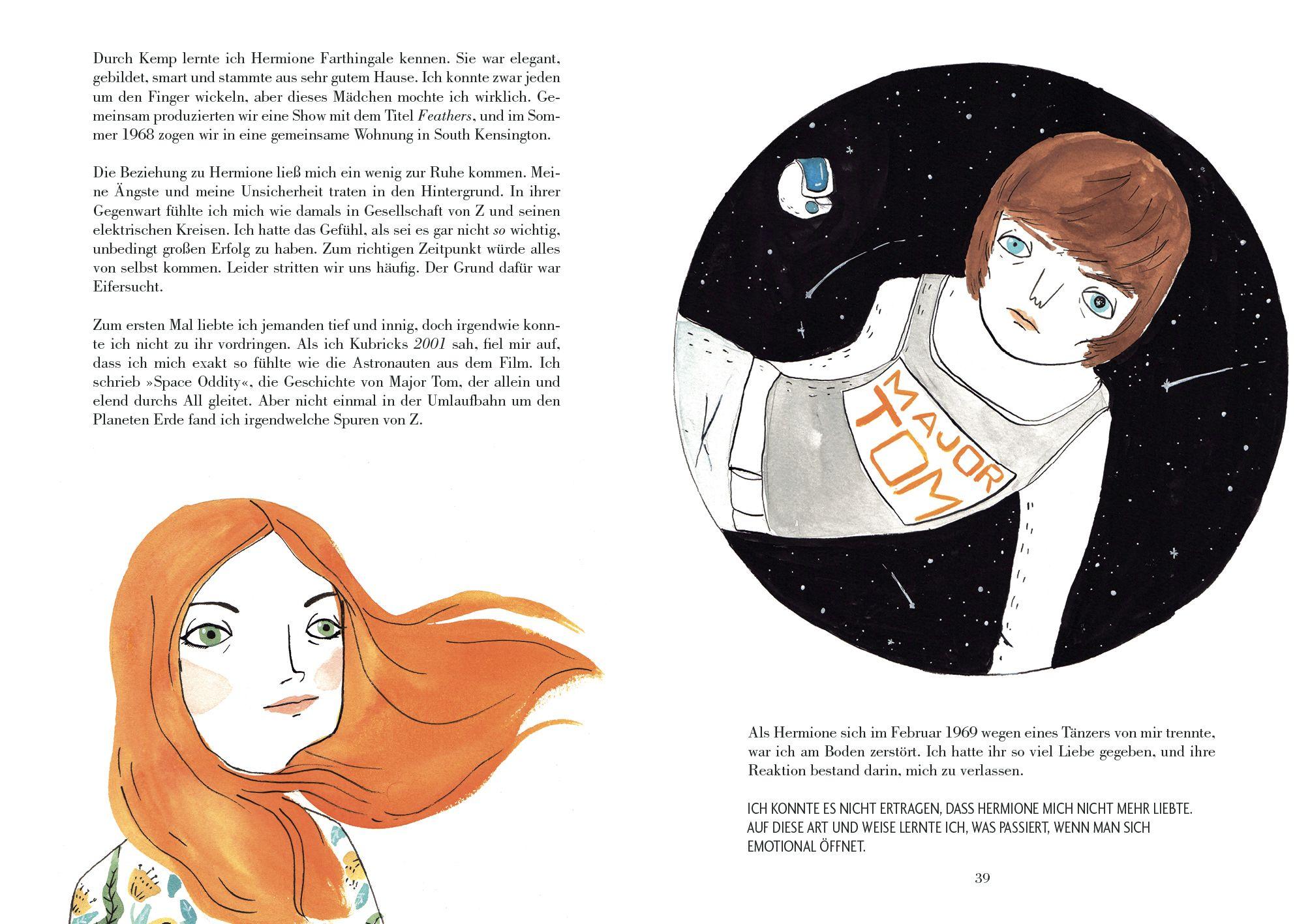 Beispielinhalt (Bild) Bowie