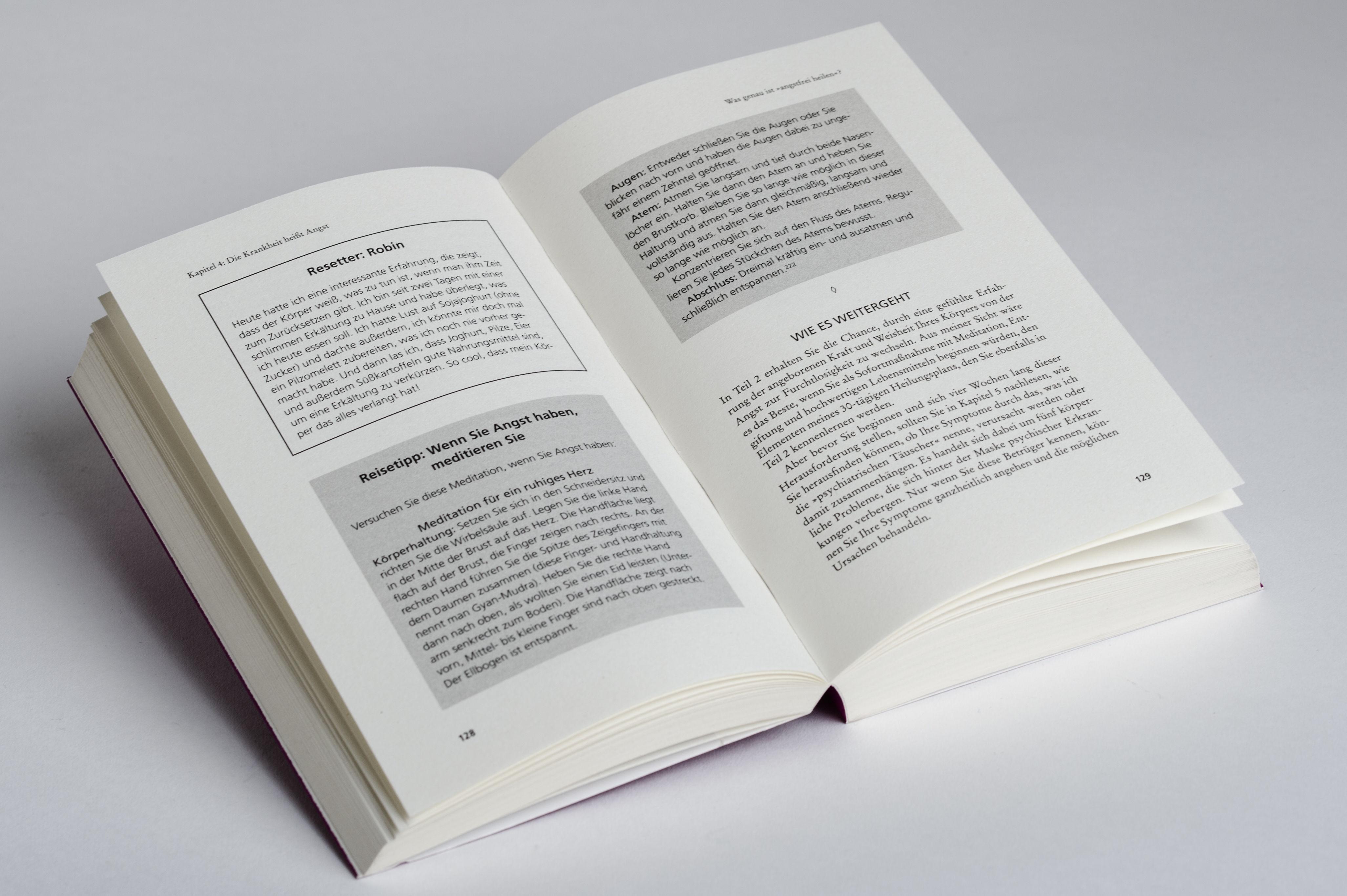 Beispielinhalt (Bild) Die Seele braucht keine Pillen