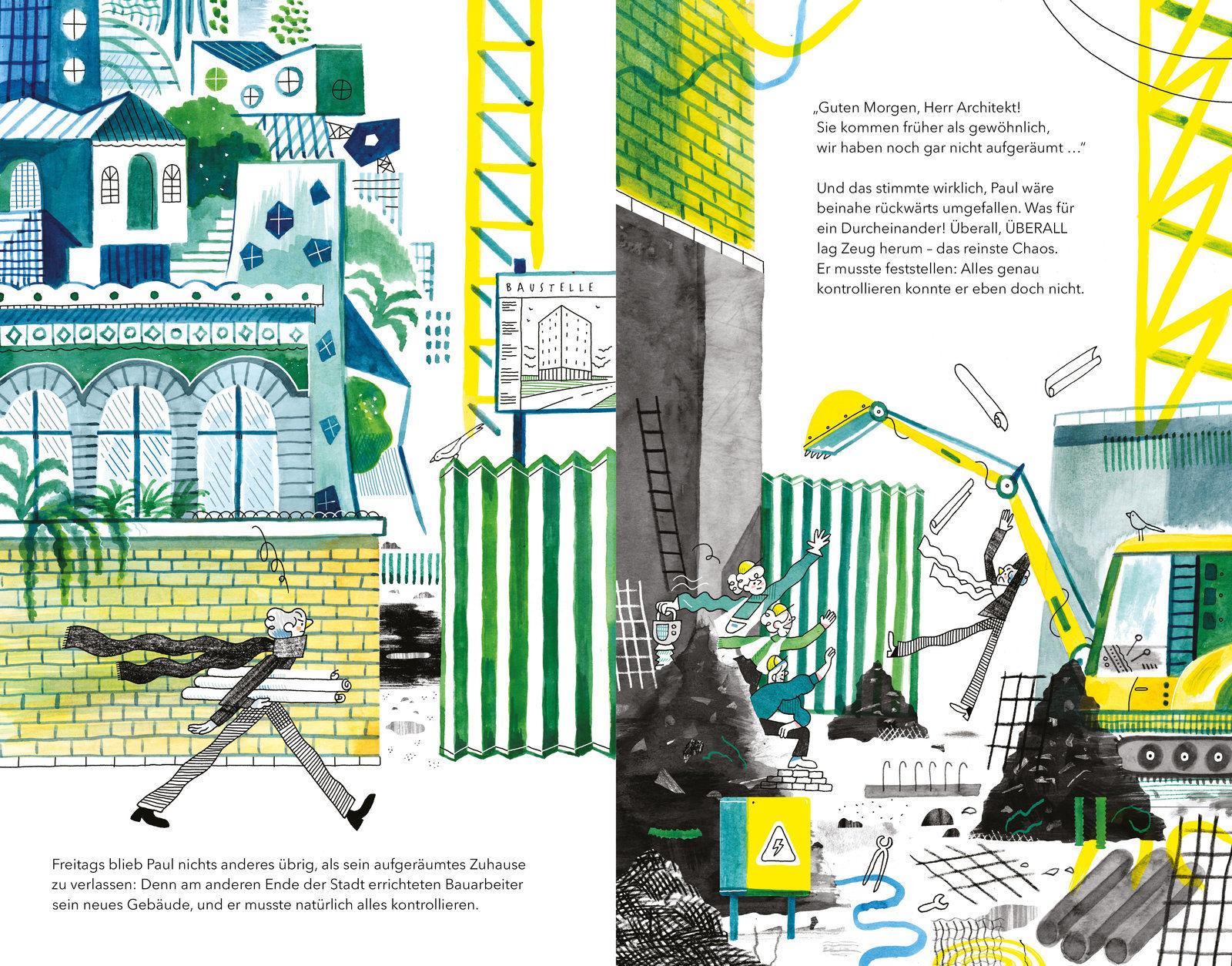 Beispielinhalt (Bild) Paul baut