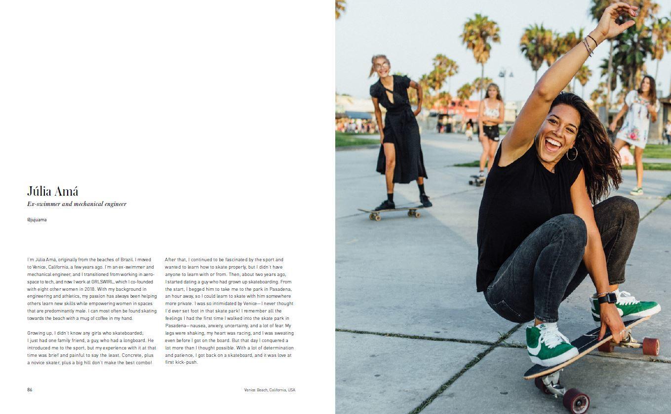 Beispielinhalt (Bild) Skate Like a Girl (engl.)