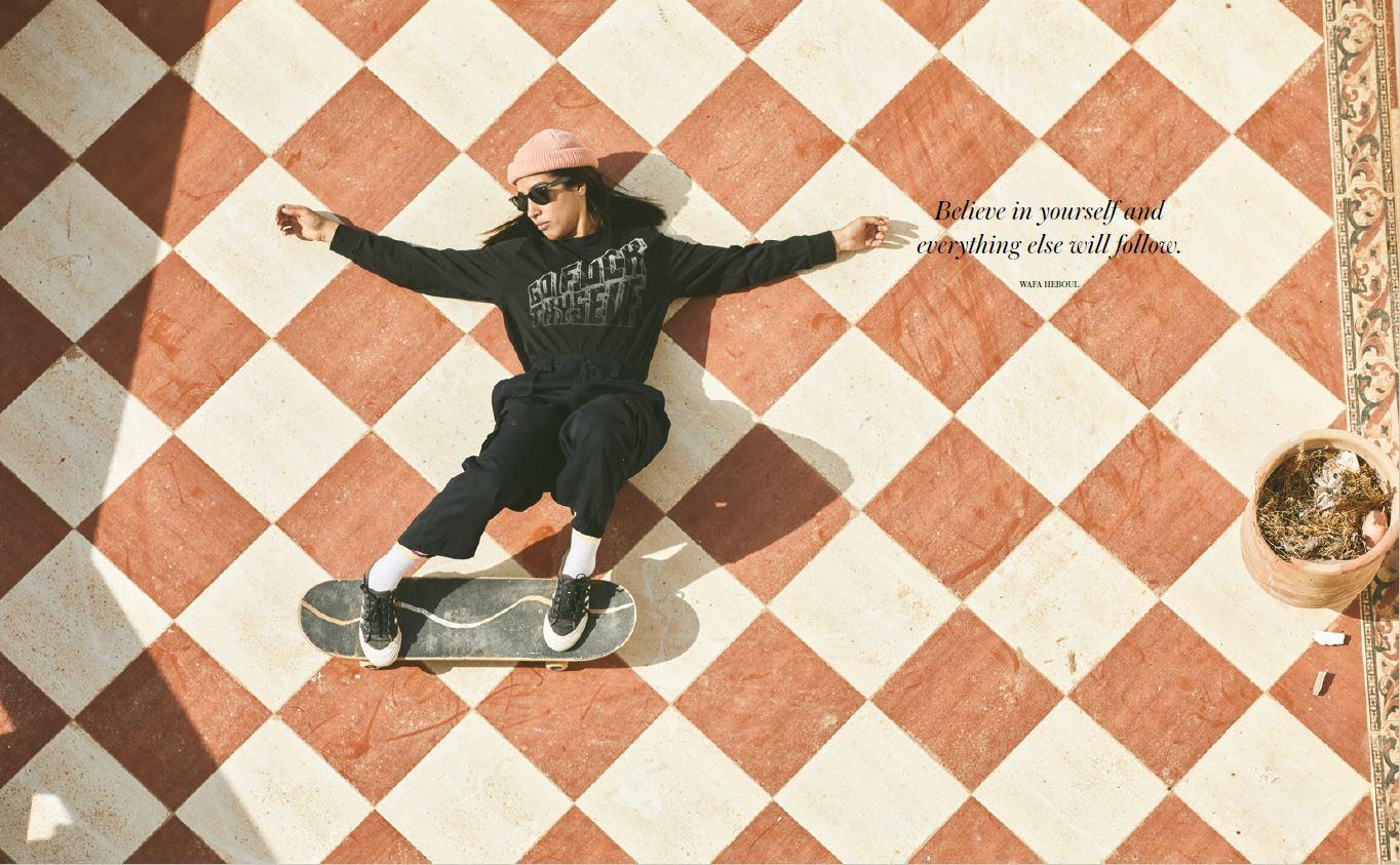 Beispielinhalt (Bild) Skate Like a Girl (engl.)