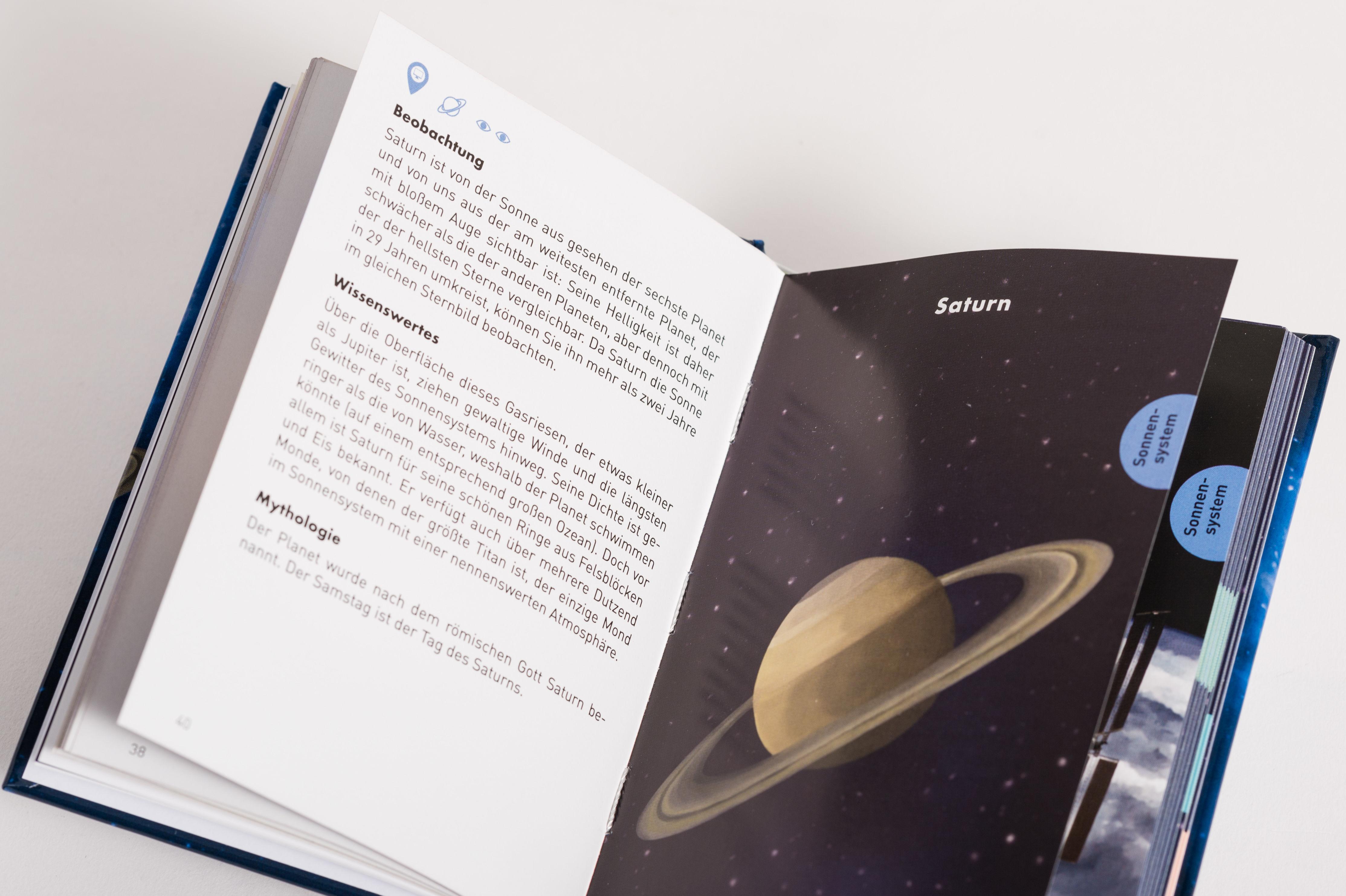 Beispielinhalt (Bild) Anaconda Taschenführer Sterne und Planeten. Den Nachthimmel mit bloßem Auge beobachten