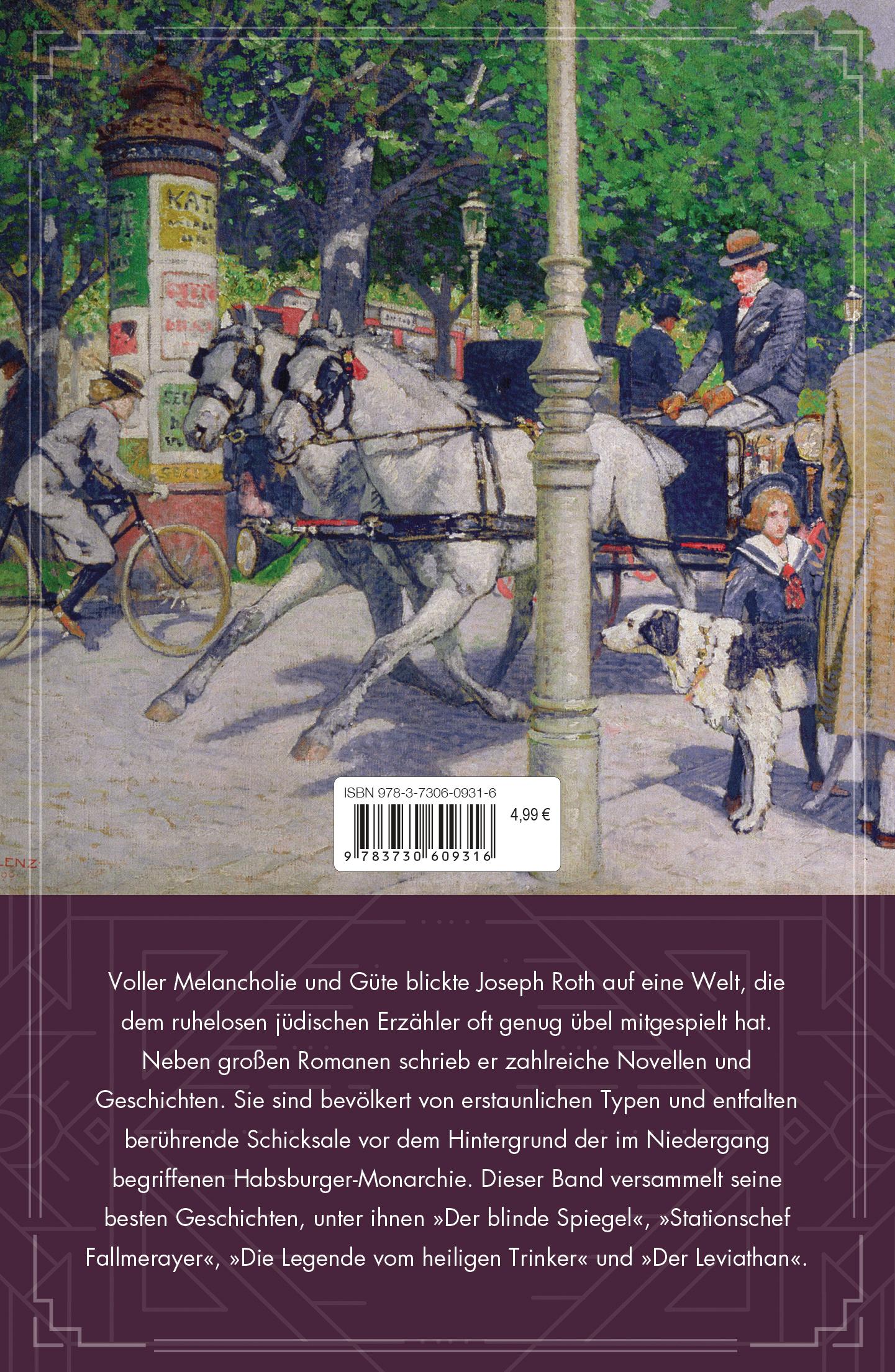 Beispielinhalt (Bild) Joseph Roth - Die besten Geschichten