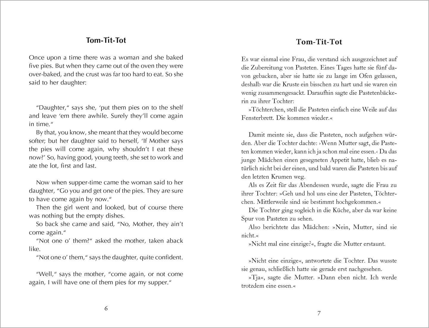 Beispielinhalt (Bild) Englische Märchen / English Fairy Tales