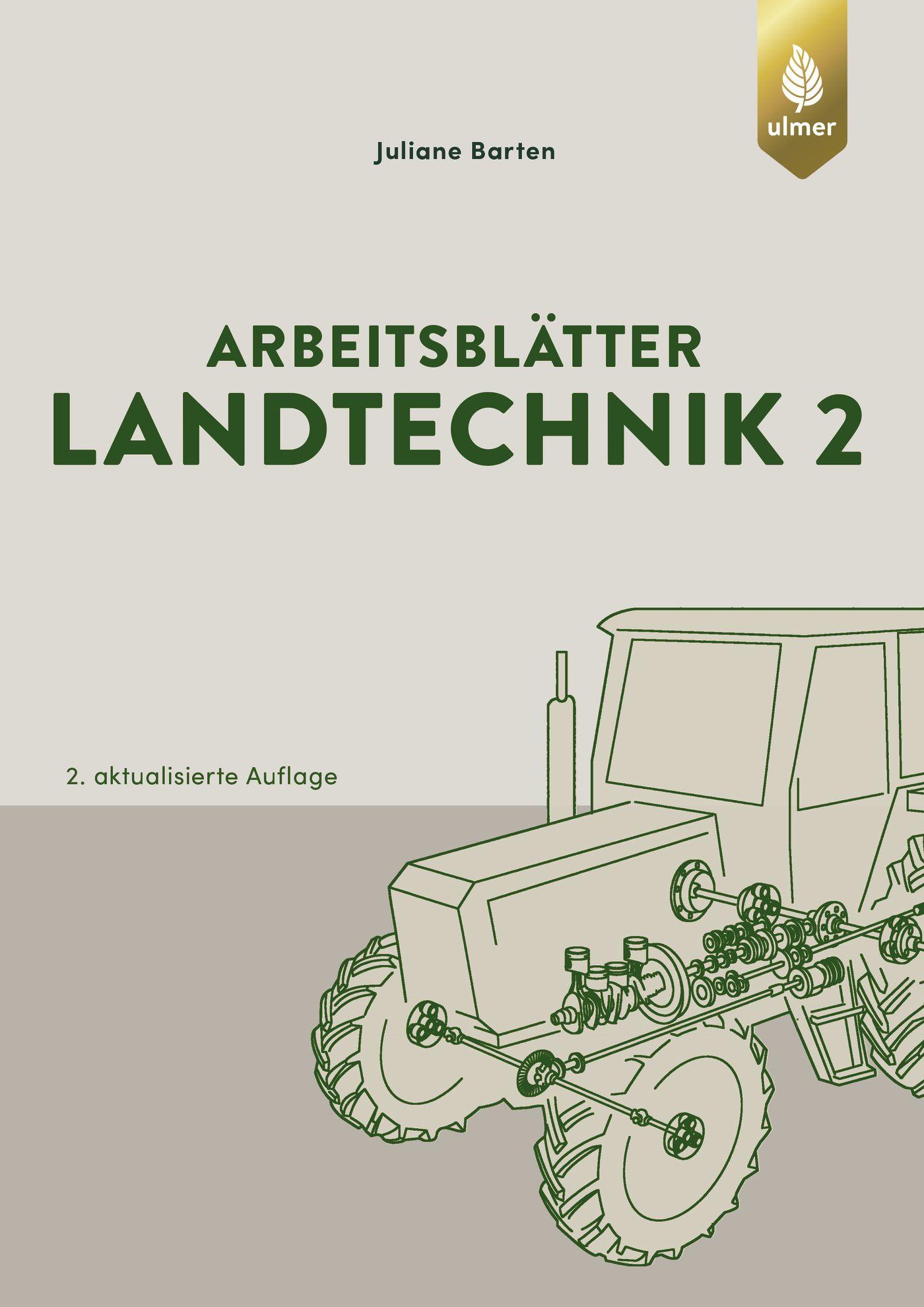 Vorderes Coverbild Arbeitsblätter Landtechnik 2