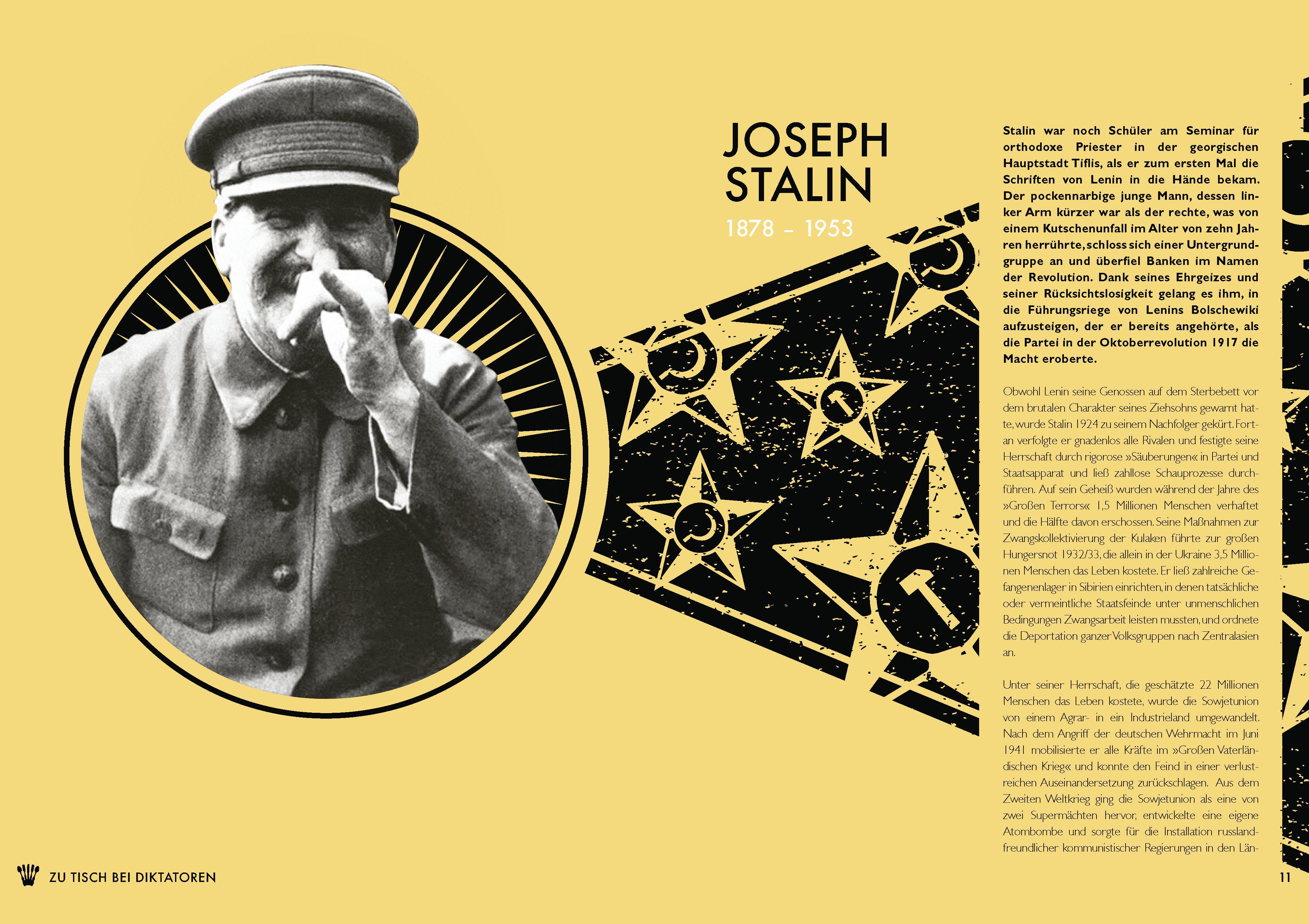 Beispielinhalt (Bild) Zu Tisch bei Diktatoren