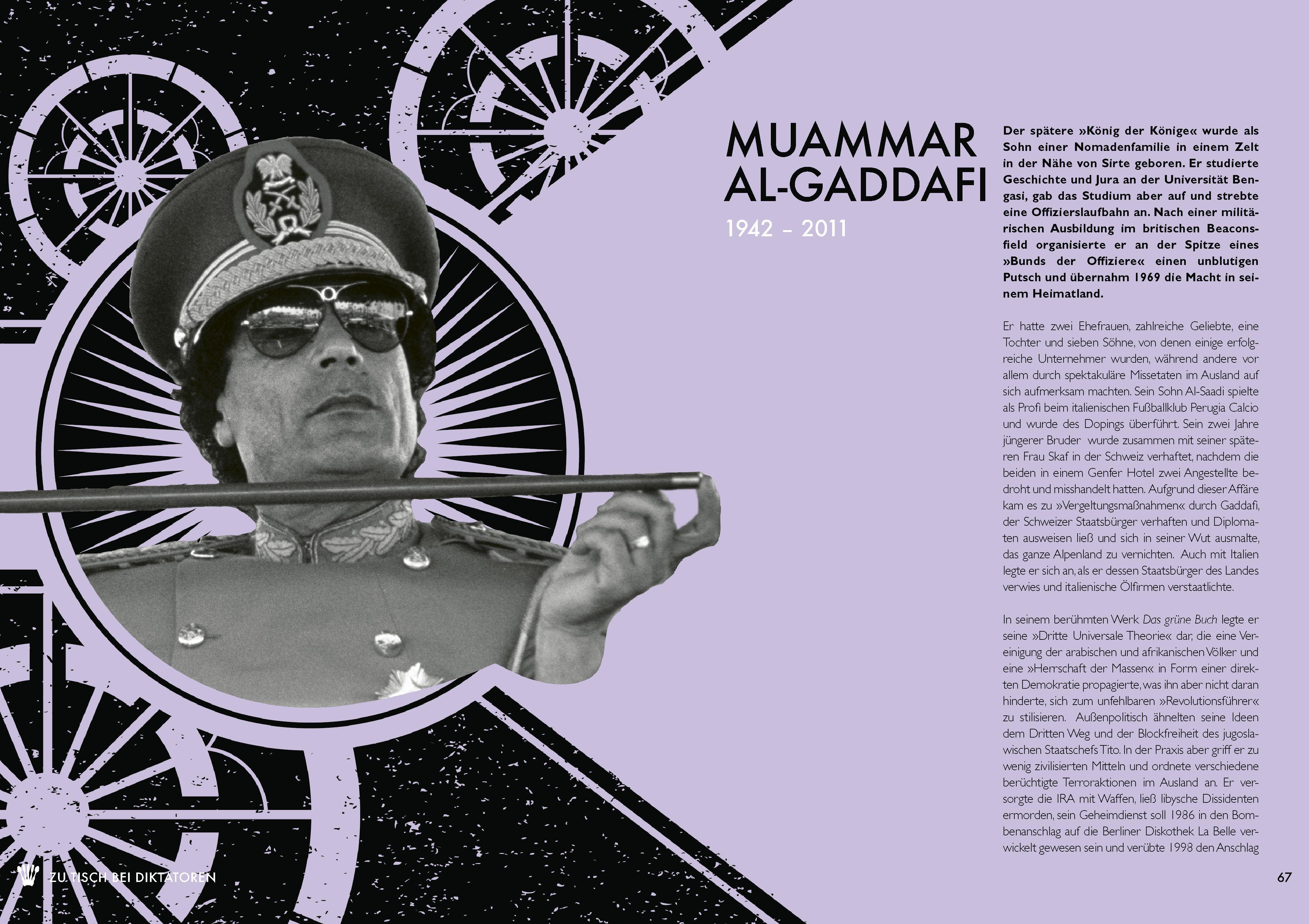 Beispielinhalt (Bild) Zu Tisch bei Diktatoren