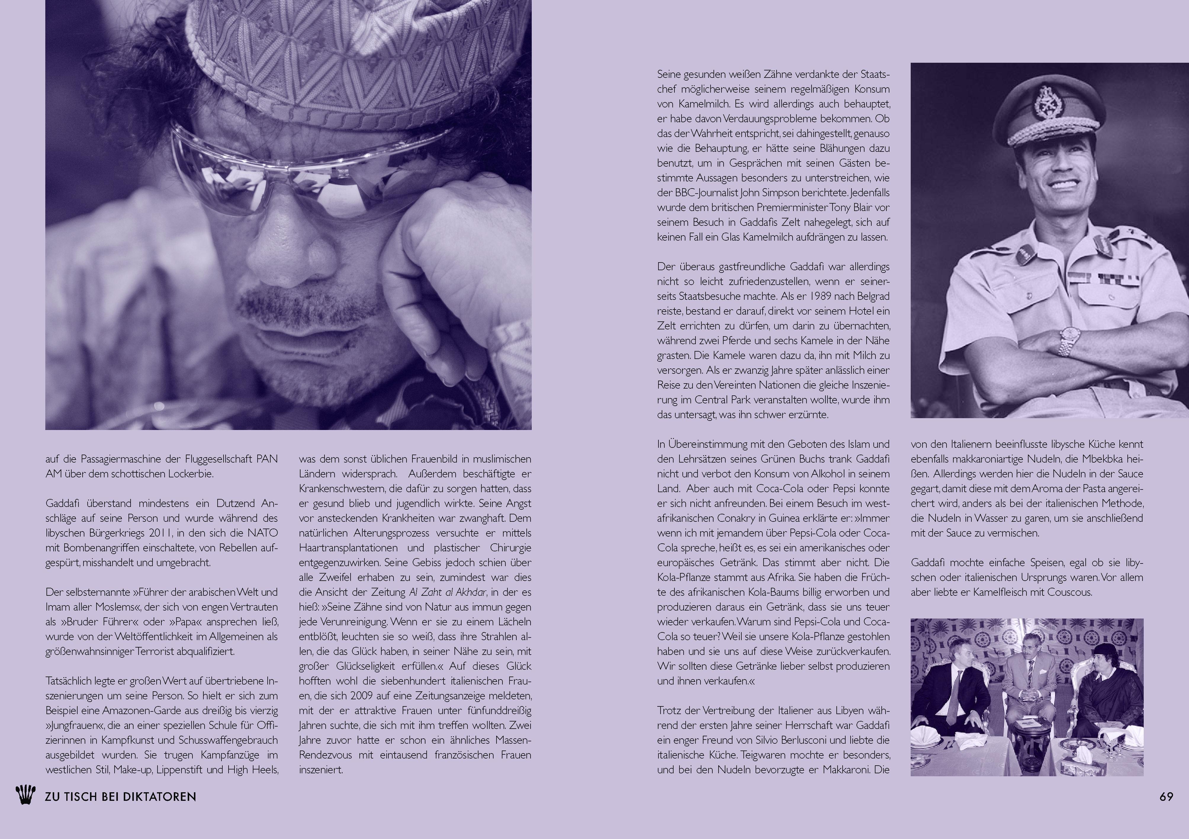 Beispielinhalt (Bild) Zu Tisch bei Diktatoren