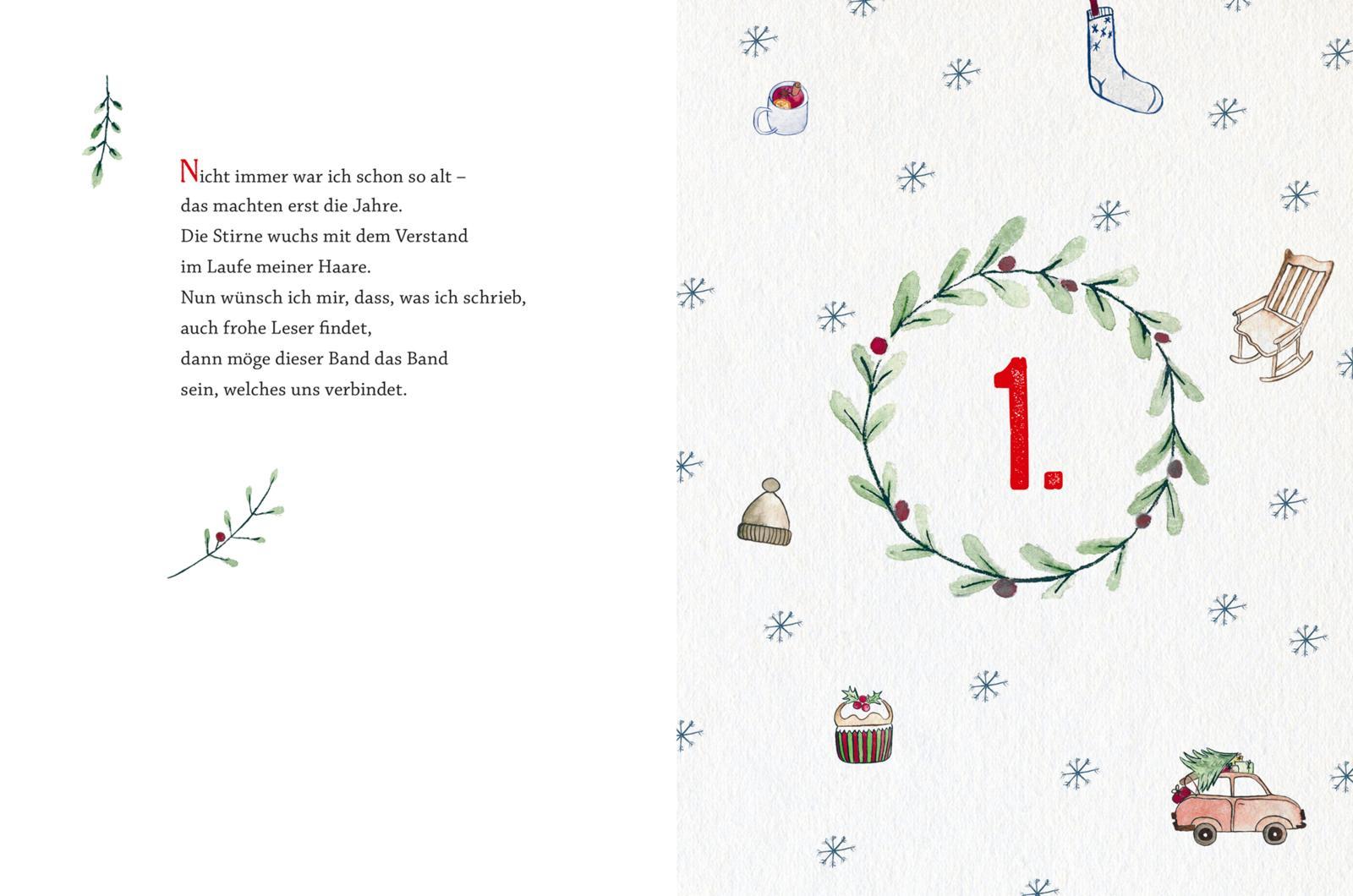 Beispielinhalt (Bild) Heinz Erhardt für den Advent - Ein Adventskalender mit Bildern von Gerhard Glück