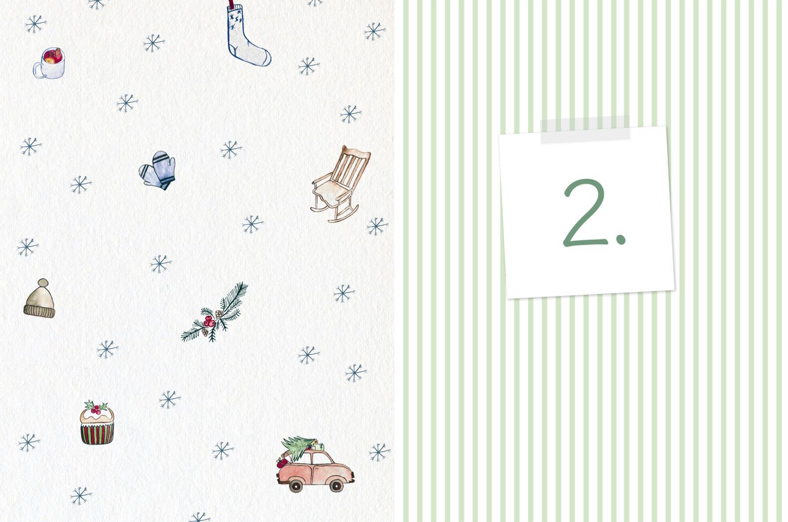 Beispielinhalt (Bild) Heinz Erhardt für den Advent - Ein Adventskalender mit Bildern von Gerhard Glück