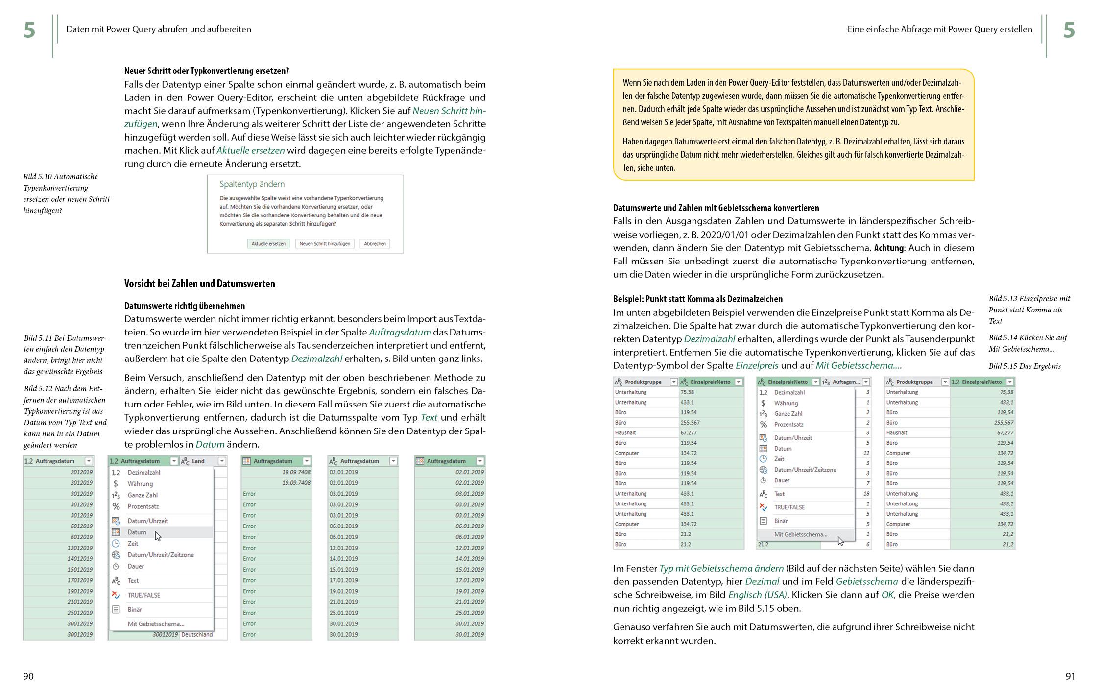 Beispielinhalt (Bild) Excel Spezial - Daten abrufen, aufbereiten & mit Pivot-Tabellen auswerten