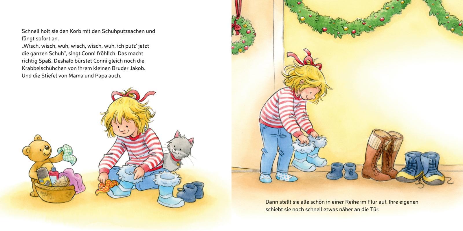 Beispielinhalt (Bild) LESEMAUS 192: Conni und der Nikolaus