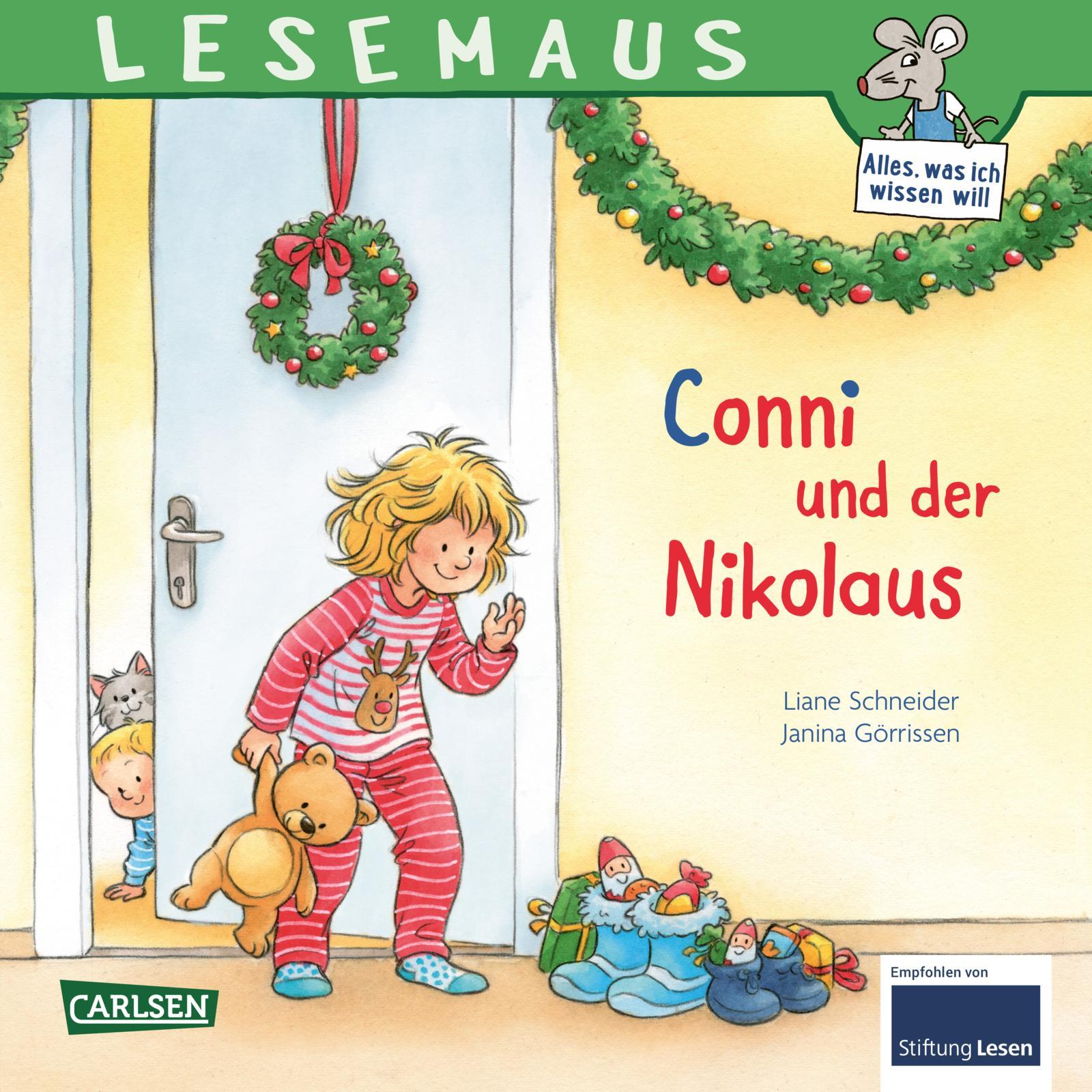 Vorderes Coverbild LESEMAUS 192: Conni und der Nikolaus