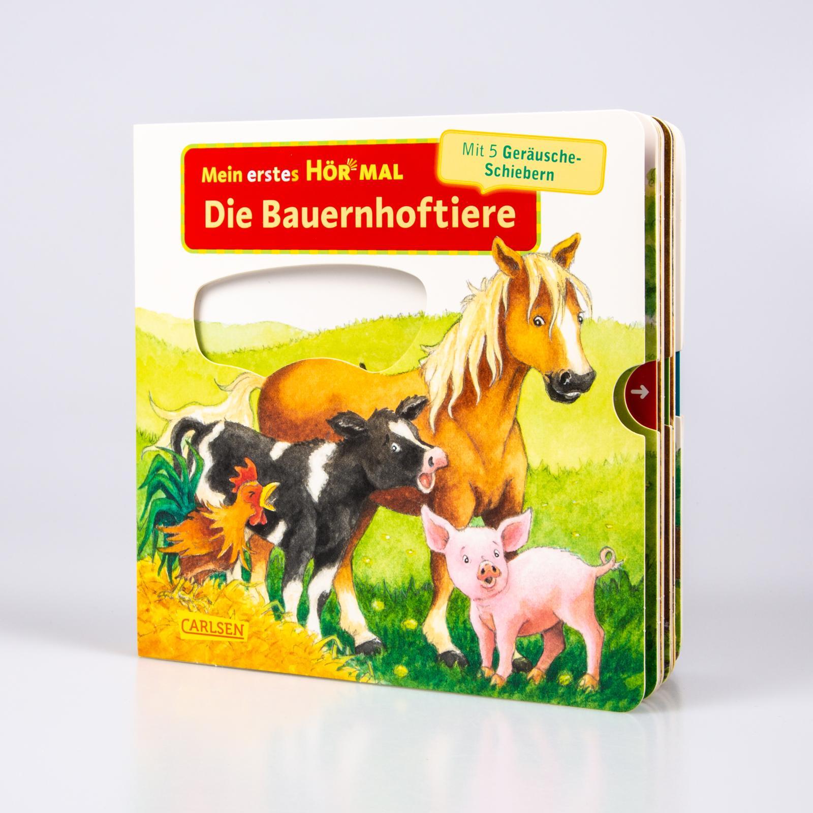 Beispielinhalt (Bild) Mein erstes Hör mal (Soundbuch ab 1 Jahr): Die Bauernhoftiere