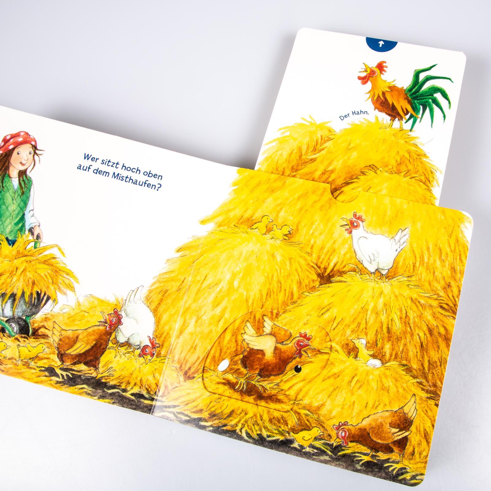 Beispielinhalt (Bild) Mein erstes Hör mal (Soundbuch ab 1 Jahr): Die Bauernhoftiere