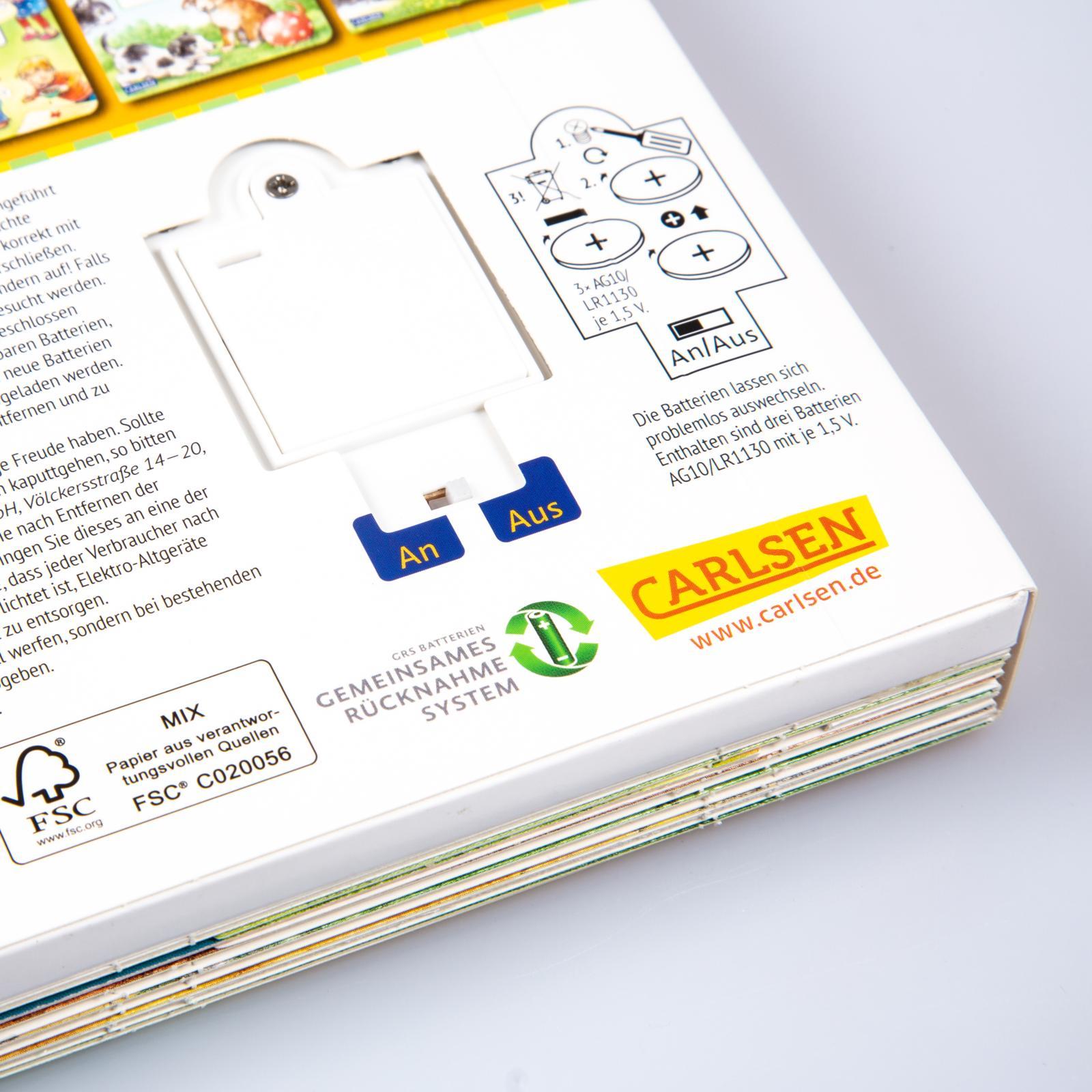 Beispielinhalt (Bild) Mein erstes Hör mal (Soundbuch ab 1 Jahr): Die Bauernhoftiere