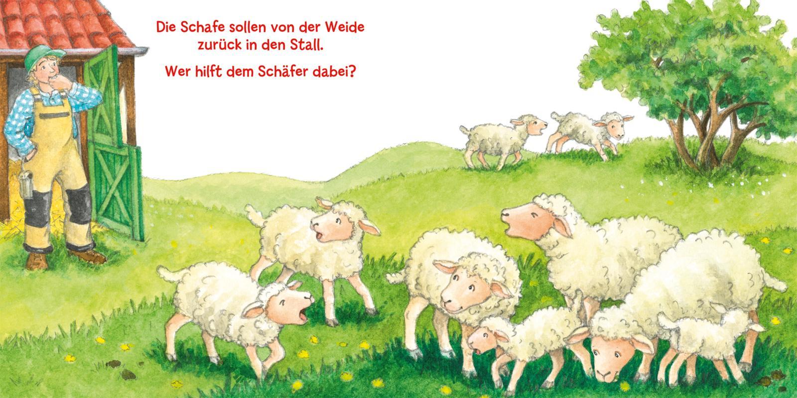Beispielinhalt (Bild) Mein erstes Hör mal (Soundbuch ab 1 Jahr): Die Bauernhoftiere