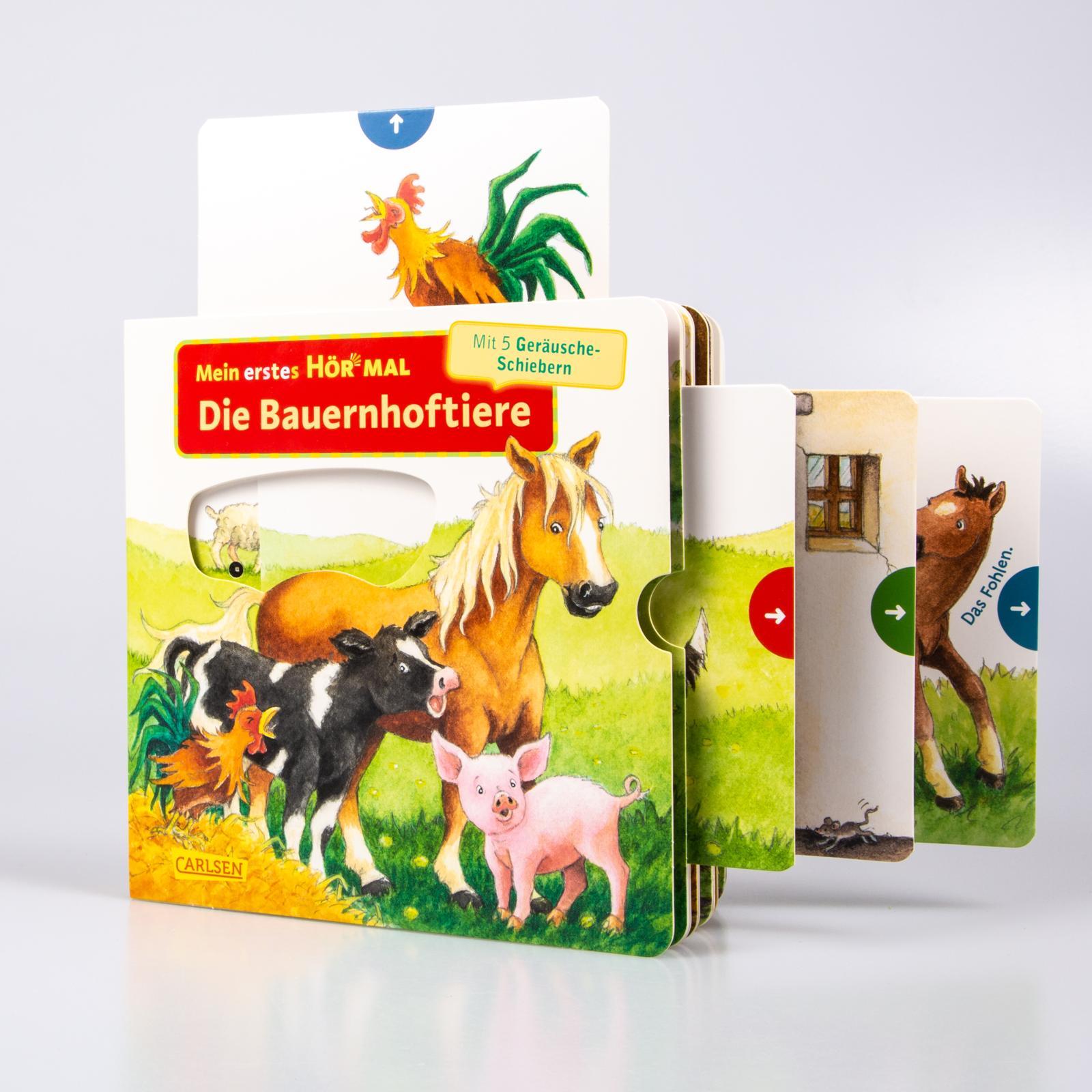 Beispielinhalt (Bild) Mein erstes Hör mal (Soundbuch ab 1 Jahr): Die Bauernhoftiere
