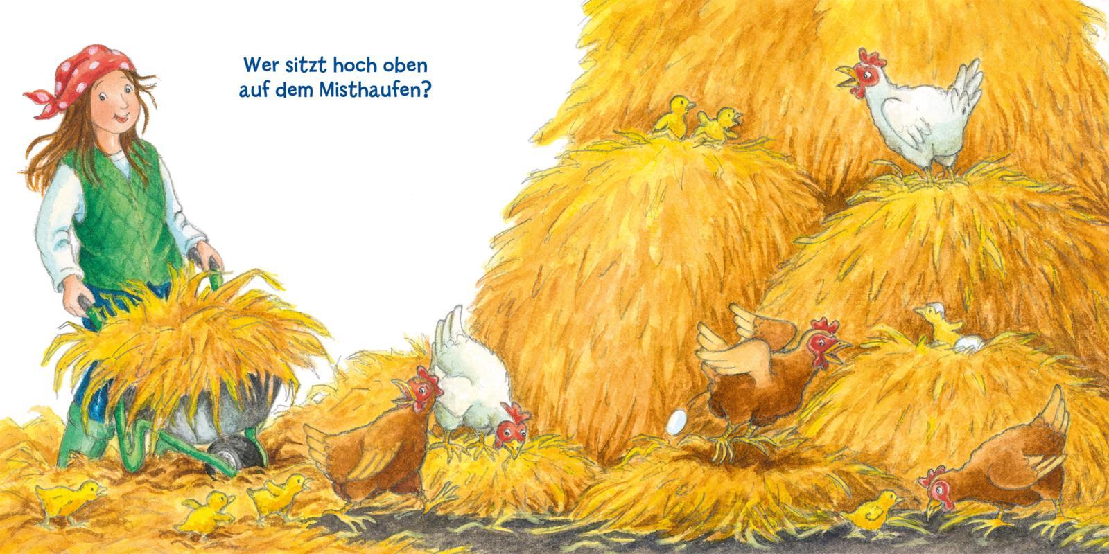 Beispielinhalt (Bild) Mein erstes Hör mal (Soundbuch ab 1 Jahr): Die Bauernhoftiere