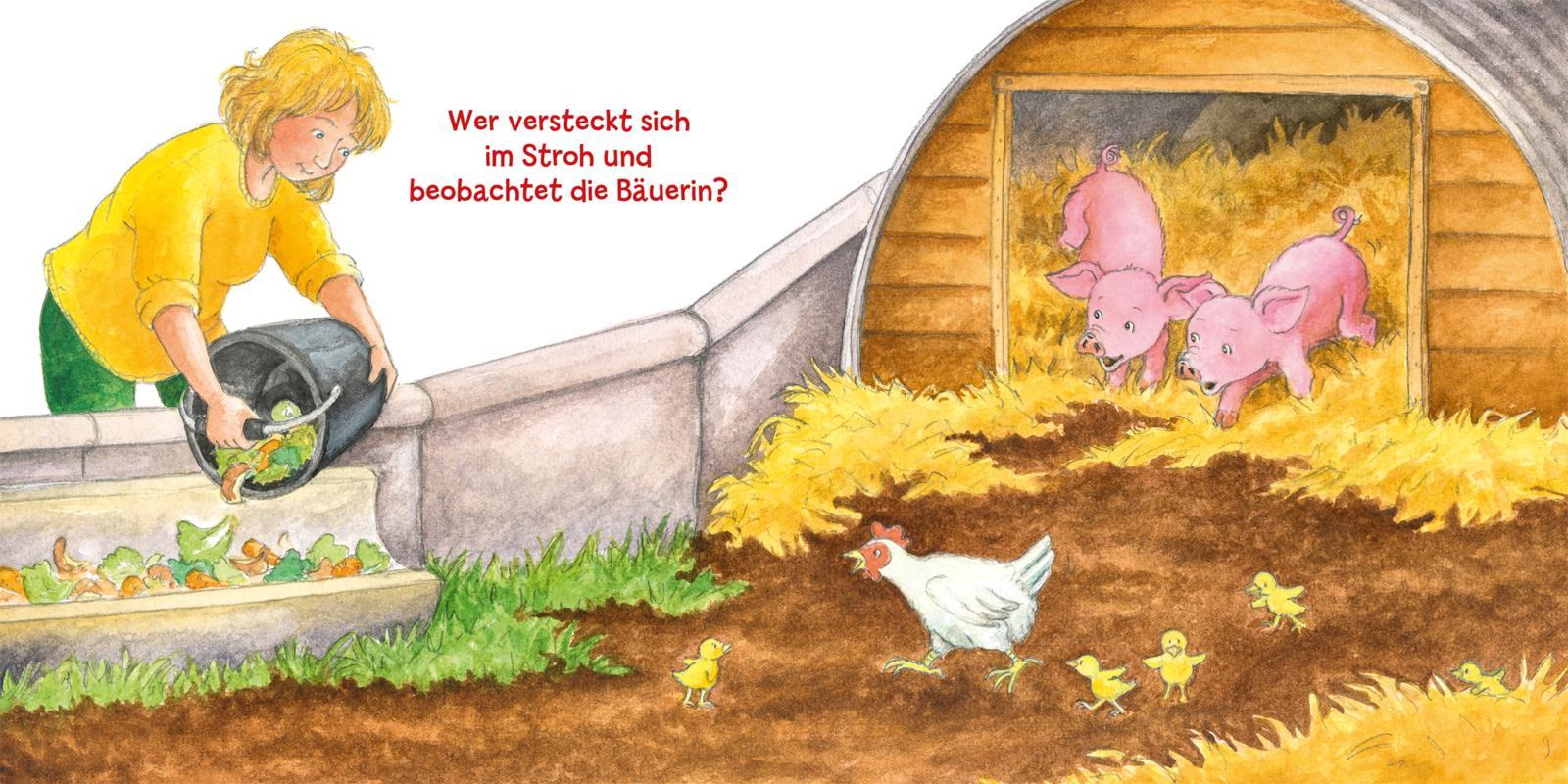 Beispielinhalt (Bild) Mein erstes Hör mal (Soundbuch ab 1 Jahr): Die Bauernhoftiere